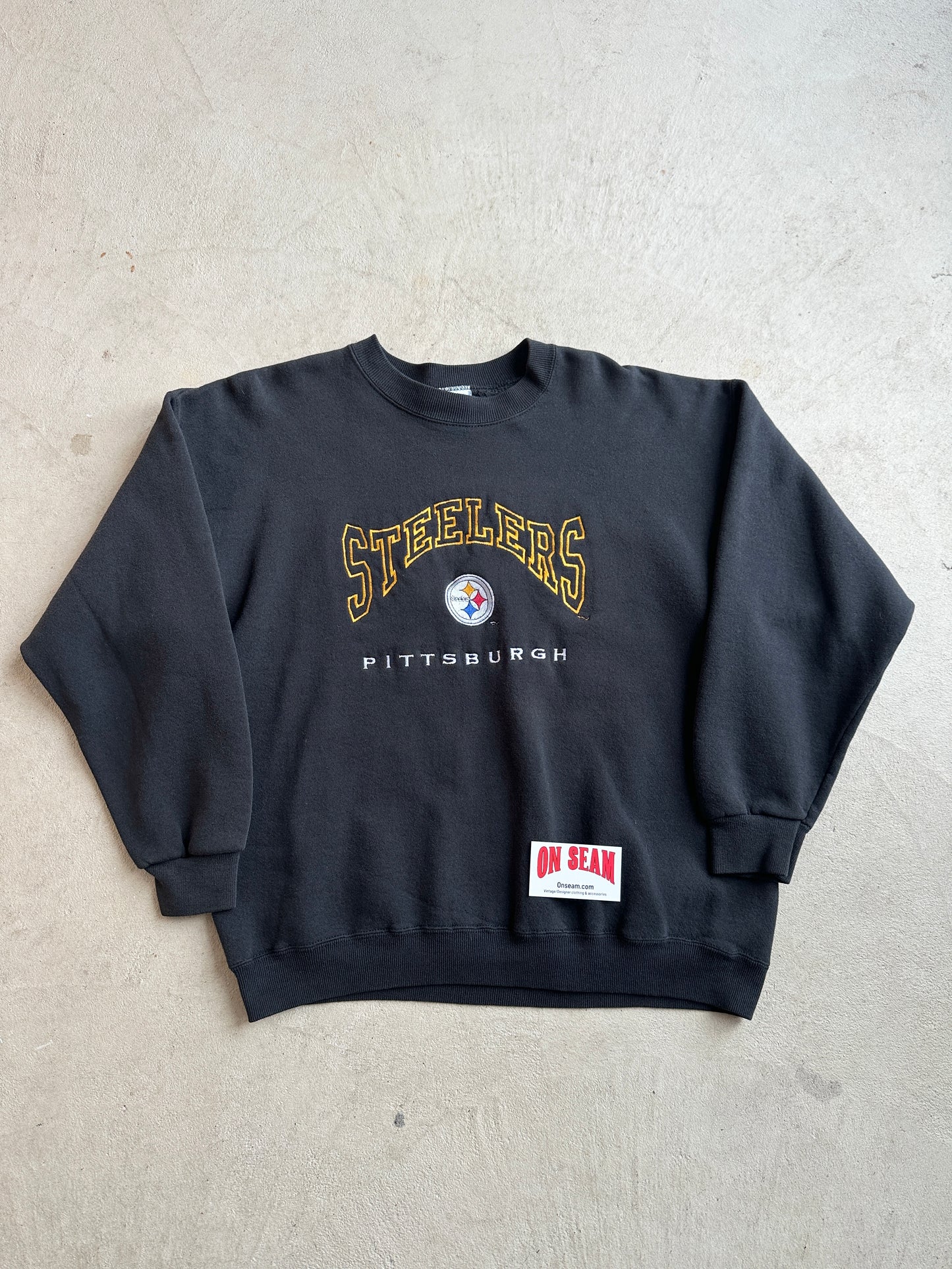 Black Steelers Crewneck - XL