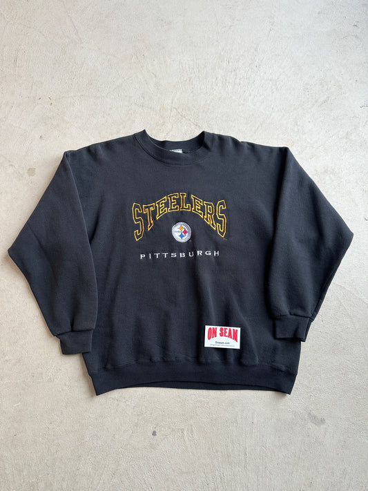 Black Steelers Crewneck - XL