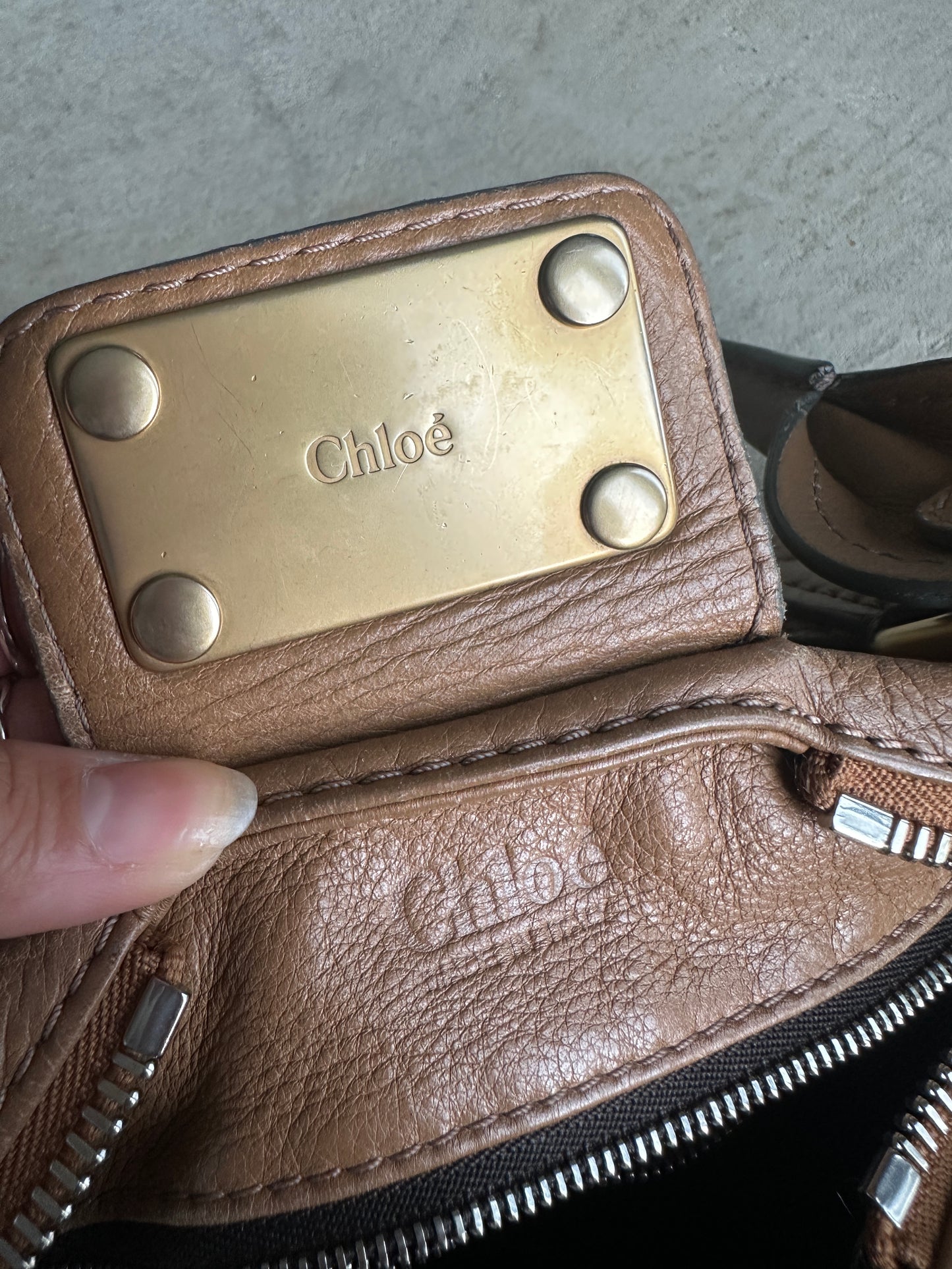 Vintage Tan Chloé Paddington Shoulder Bag