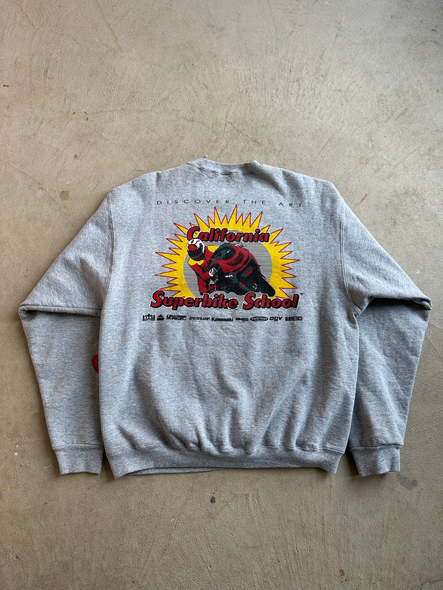 Vintage California Superbike School Sweatshirt - L
