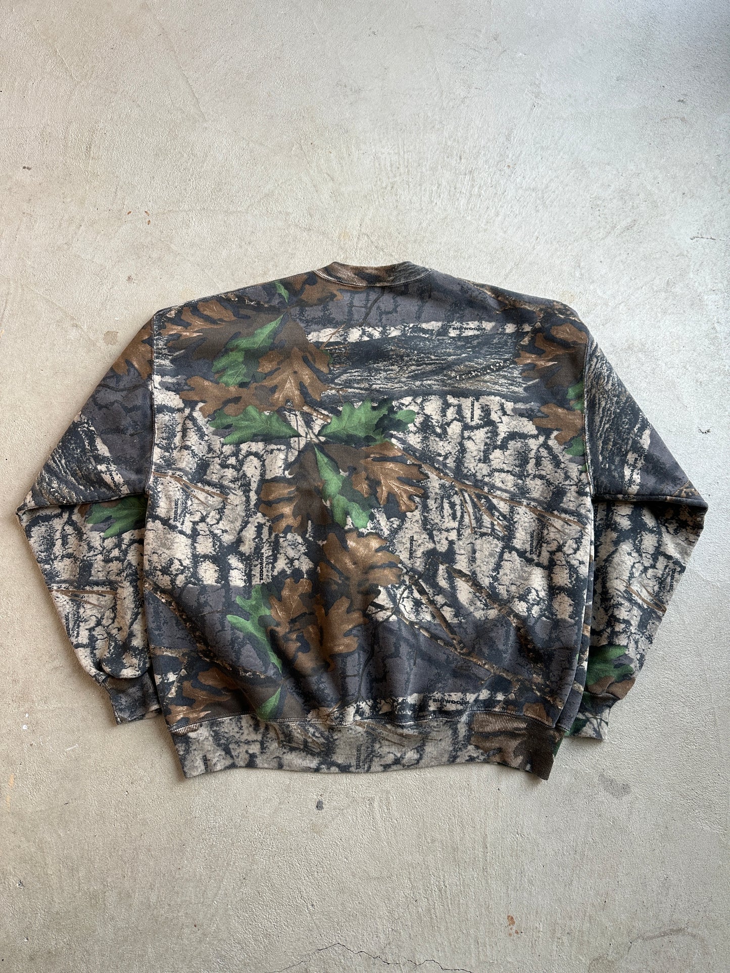Vintage Camo Crewneck - XL