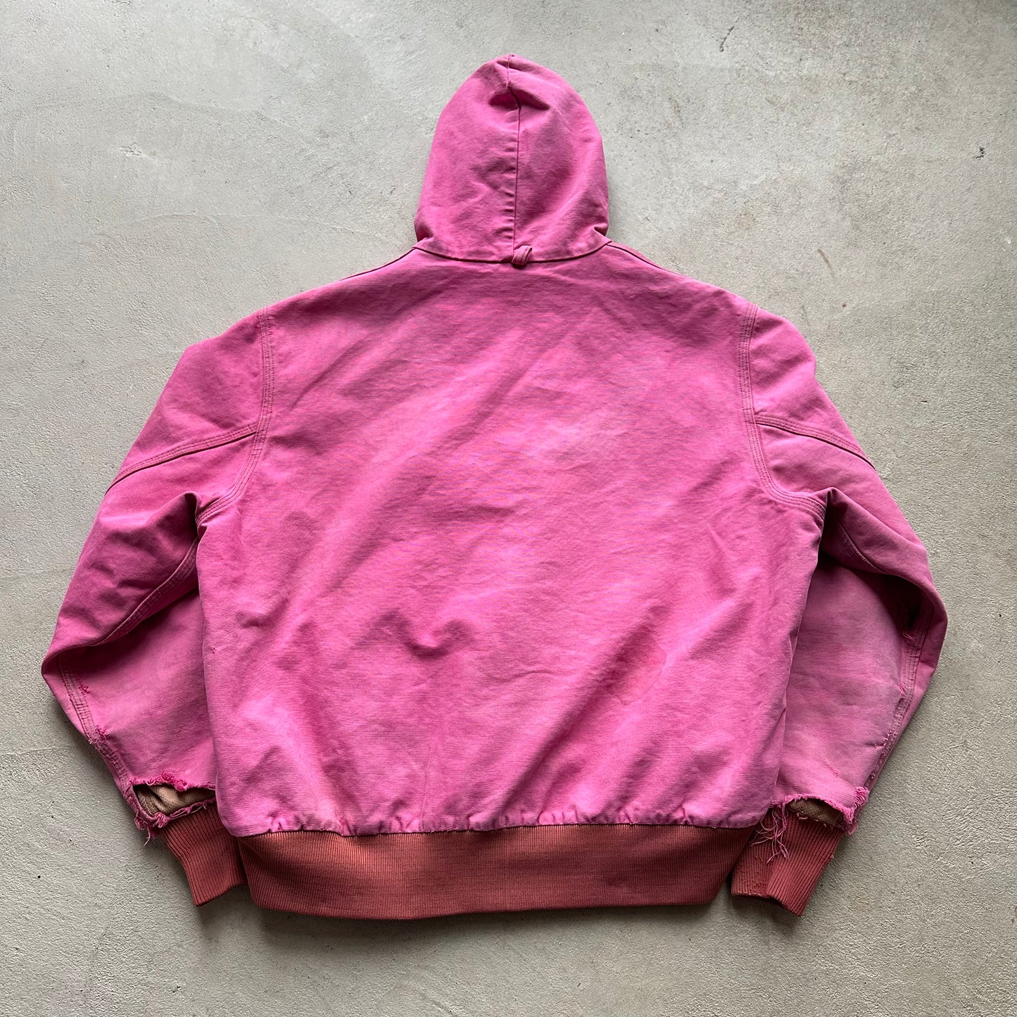 Vintage Carhartt Pink Hooded Jacket - L