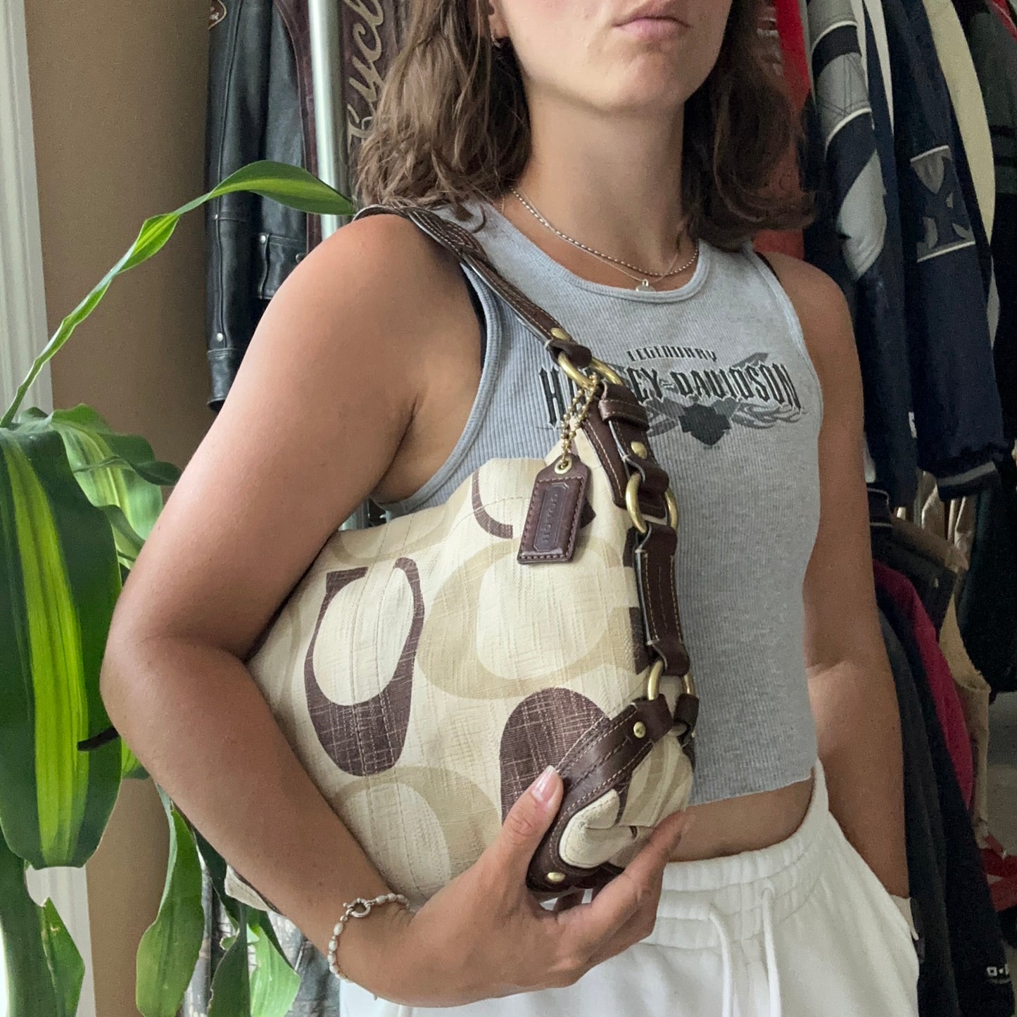 Vintage Y2K Coach Hobo Shoulder Bag