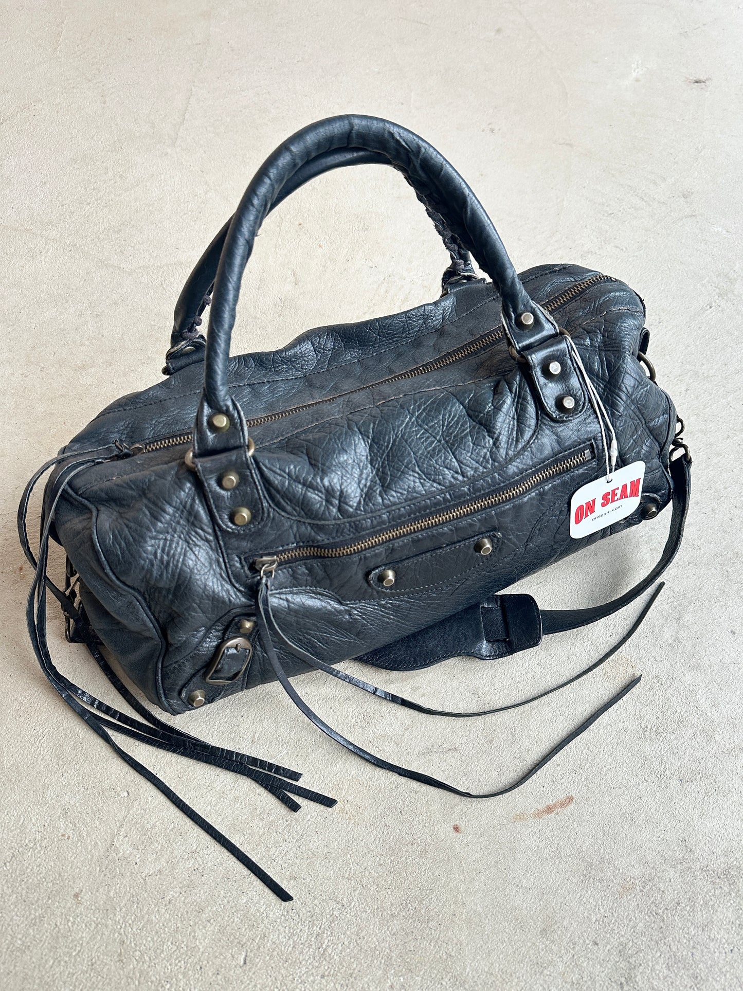 Vintage Balenciaga Black Twiggy Bag