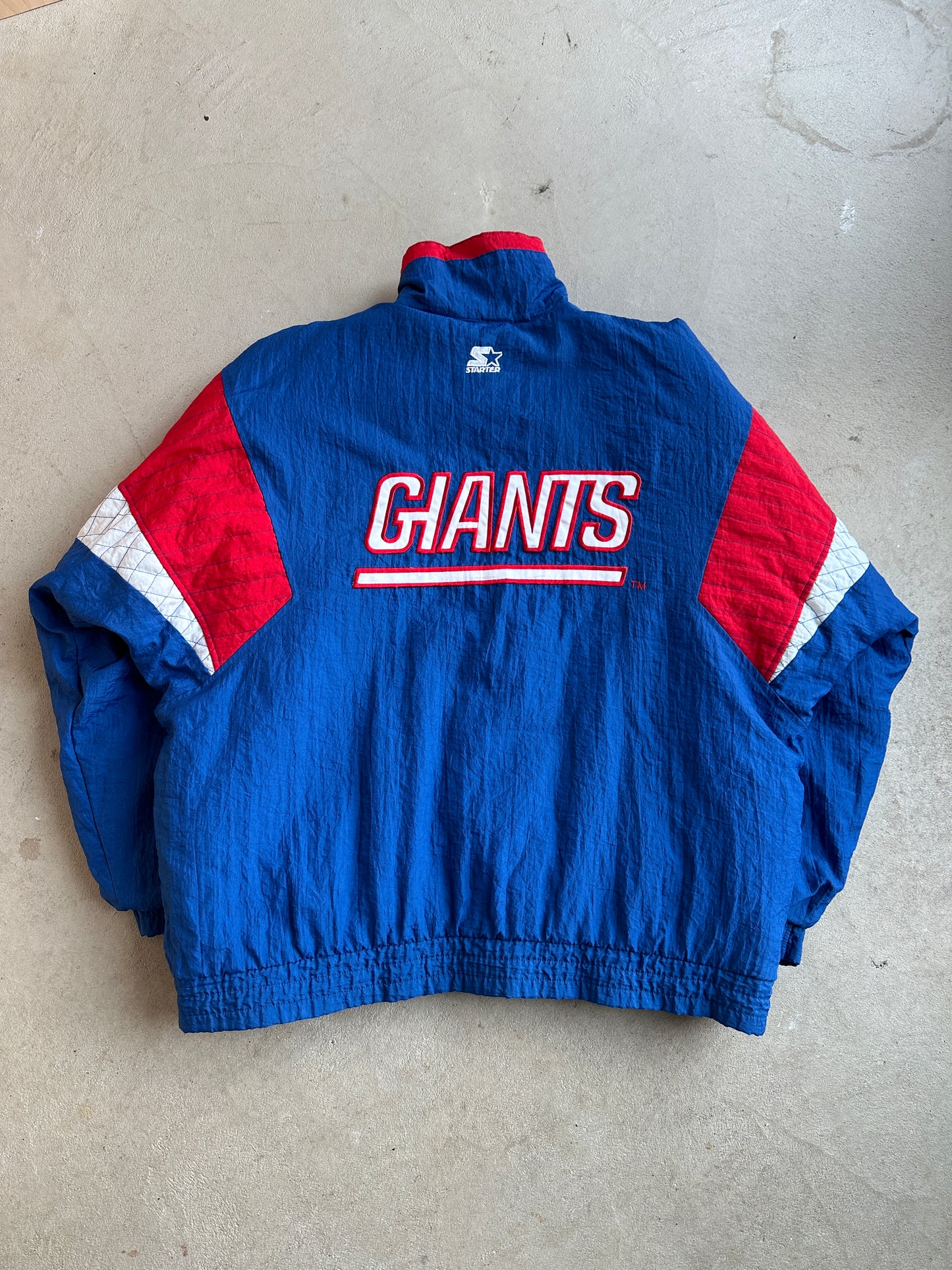 Vintage New York Giants Starter Puffer - XL