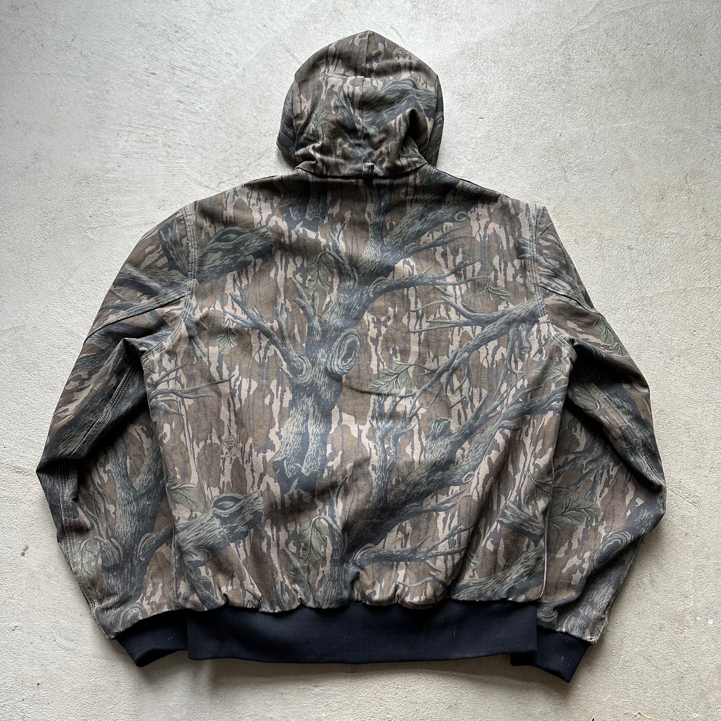 Vintage Carhartt Camo Hooded Jacket - M