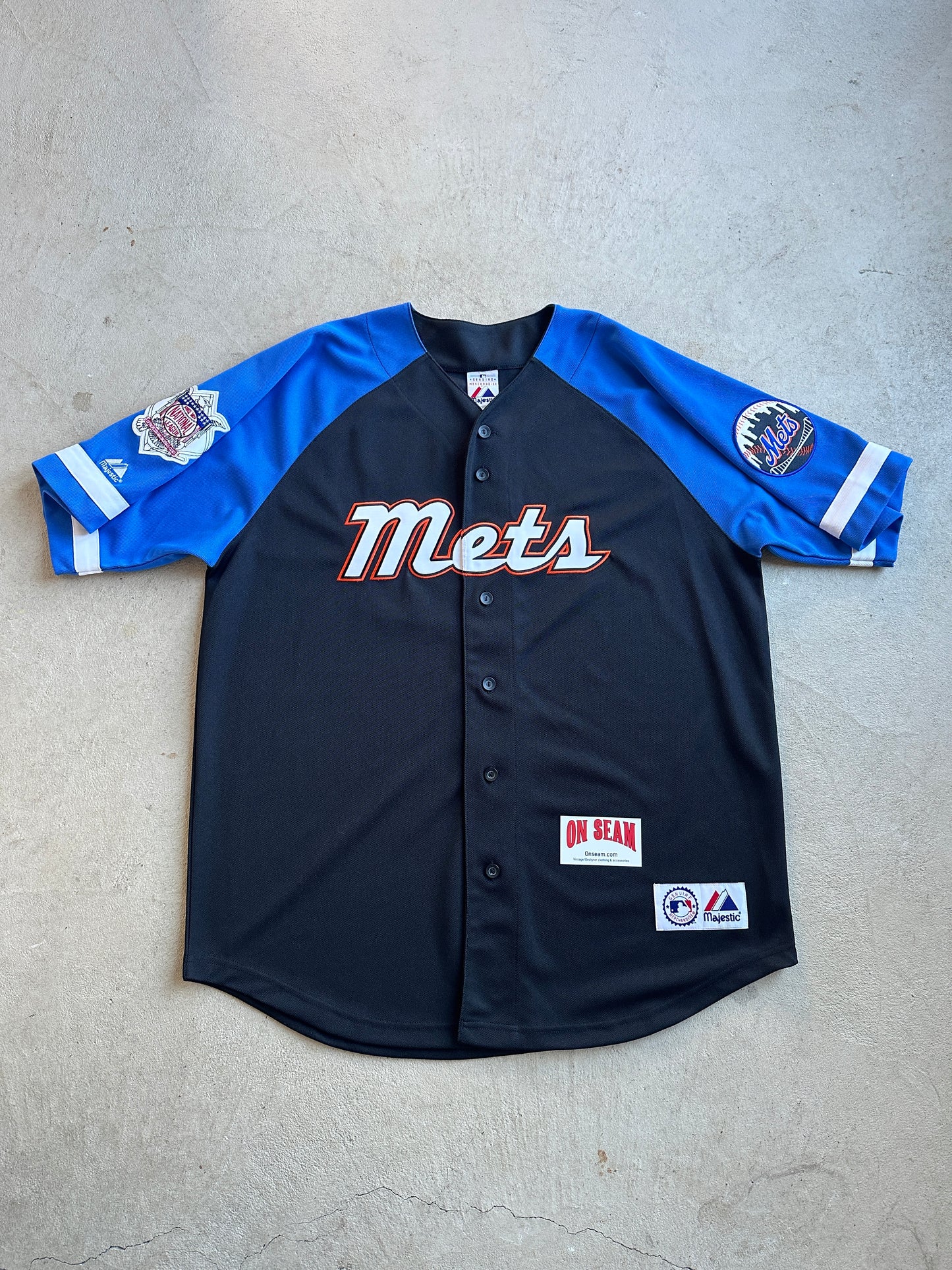 Vintage New York Mets Button up Jersey - L