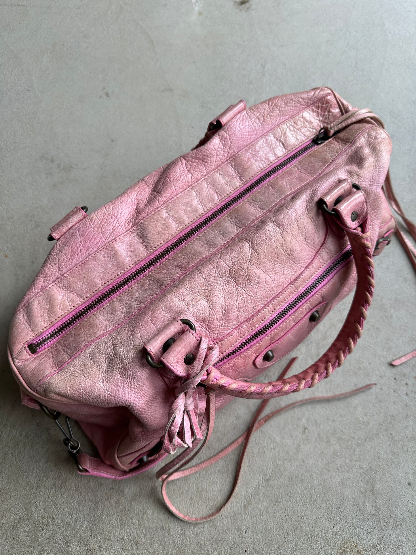 Vintage Balenciaga Pink Twiggy Bag