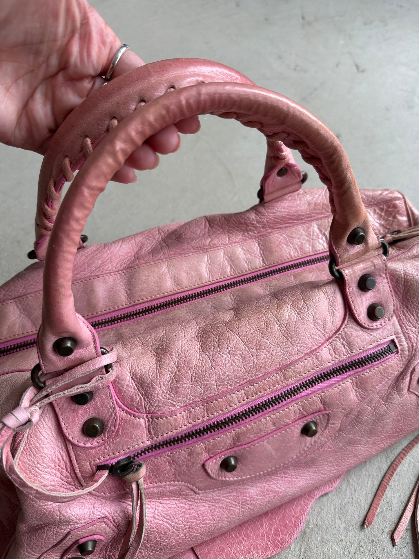 Vintage Balenciaga Pink Twiggy Bag