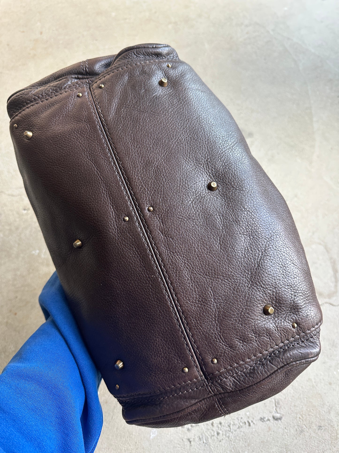 Vintage Dark Brown Chloé Paddington Shoulder Bag