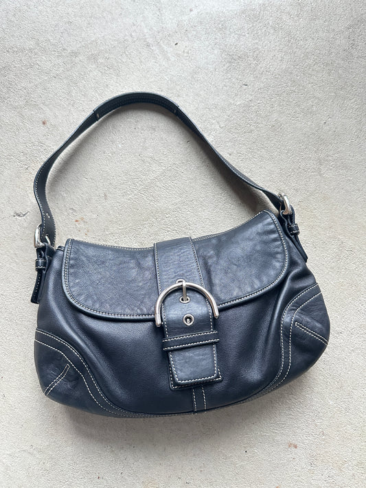 Vintage Coach Black Soho Shoulder Bag