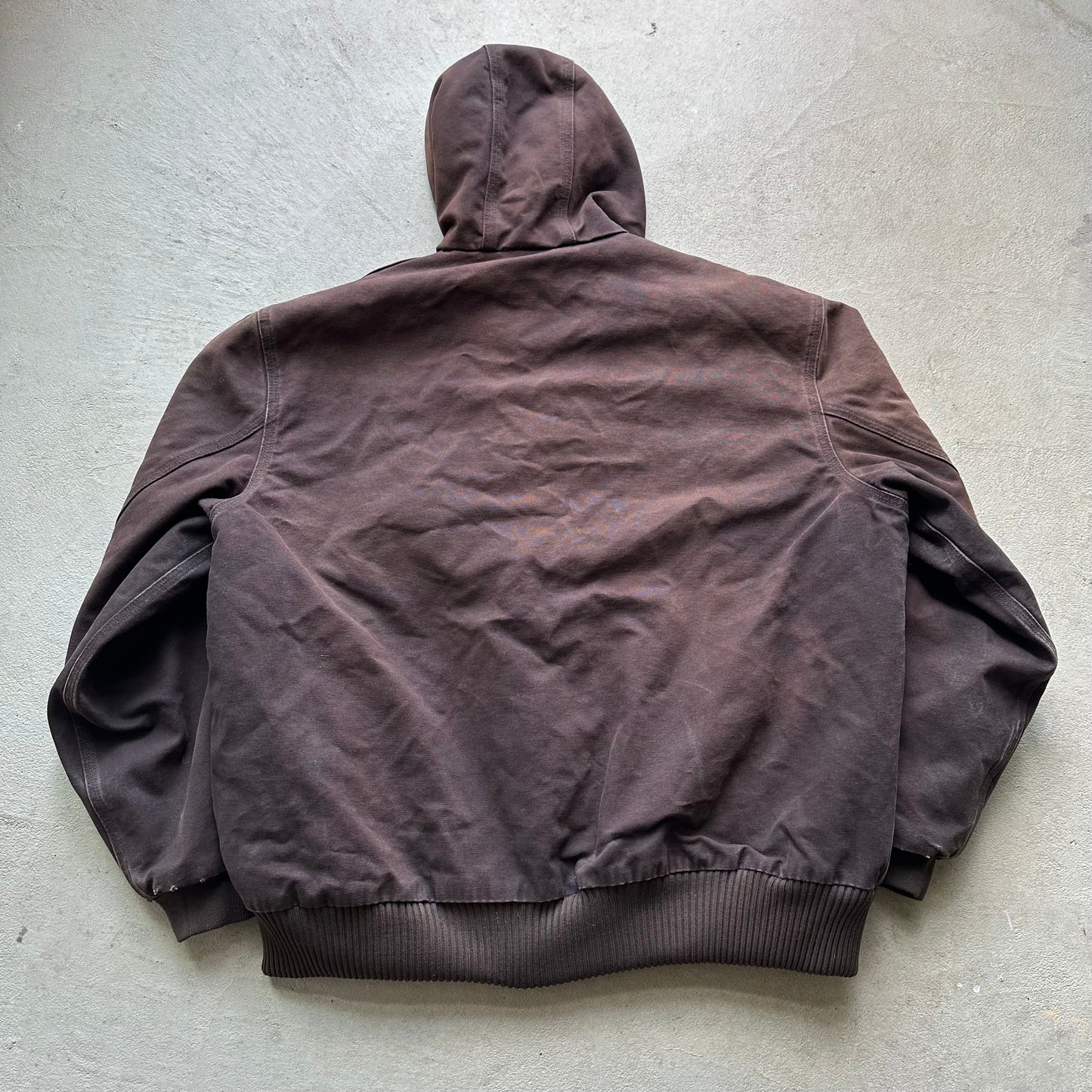 Vintage Carhartt Brown Hooded Jacket - XL