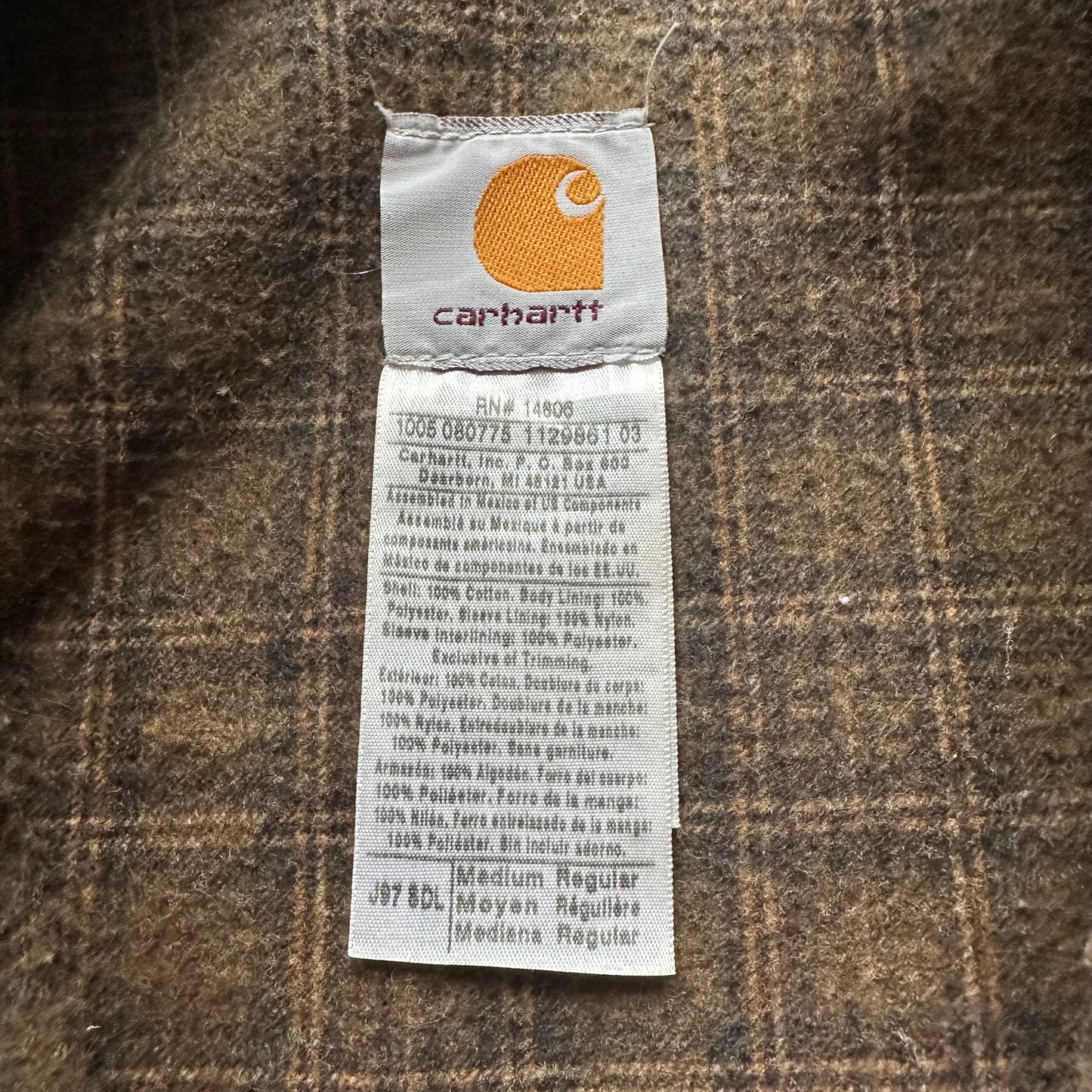 Vintage Carhartt Tan Detroit Jacket - M