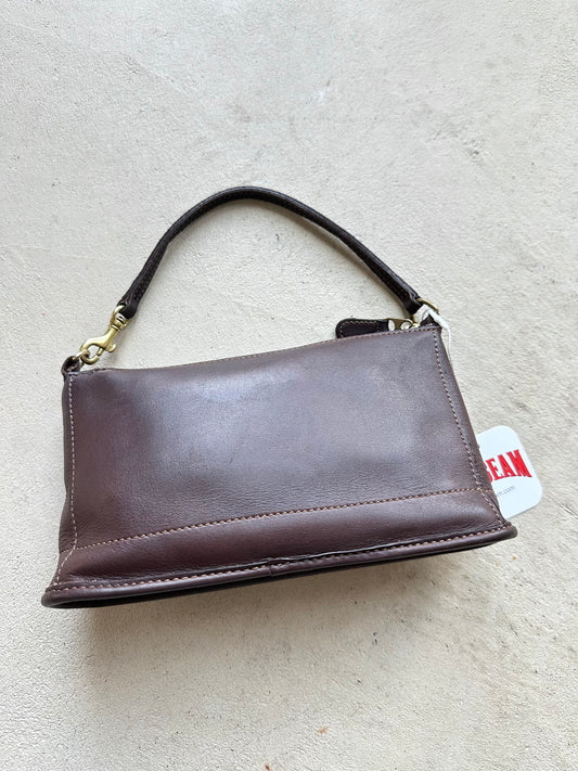 Vintage Y2K Coach Brown Leather Demi Style Shoulder Bag