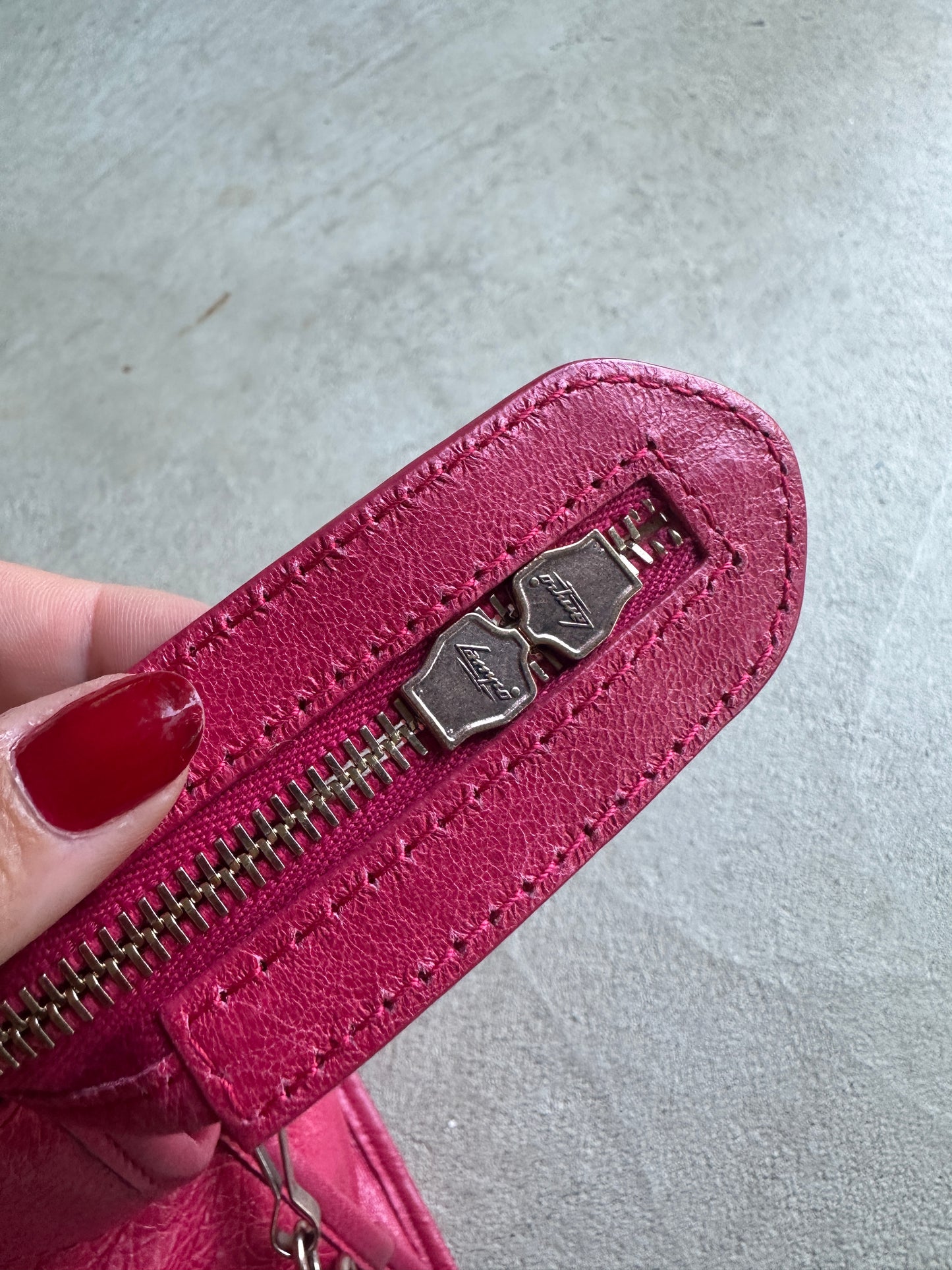 Vintage Watermelon Pink Balenciaga City Bag