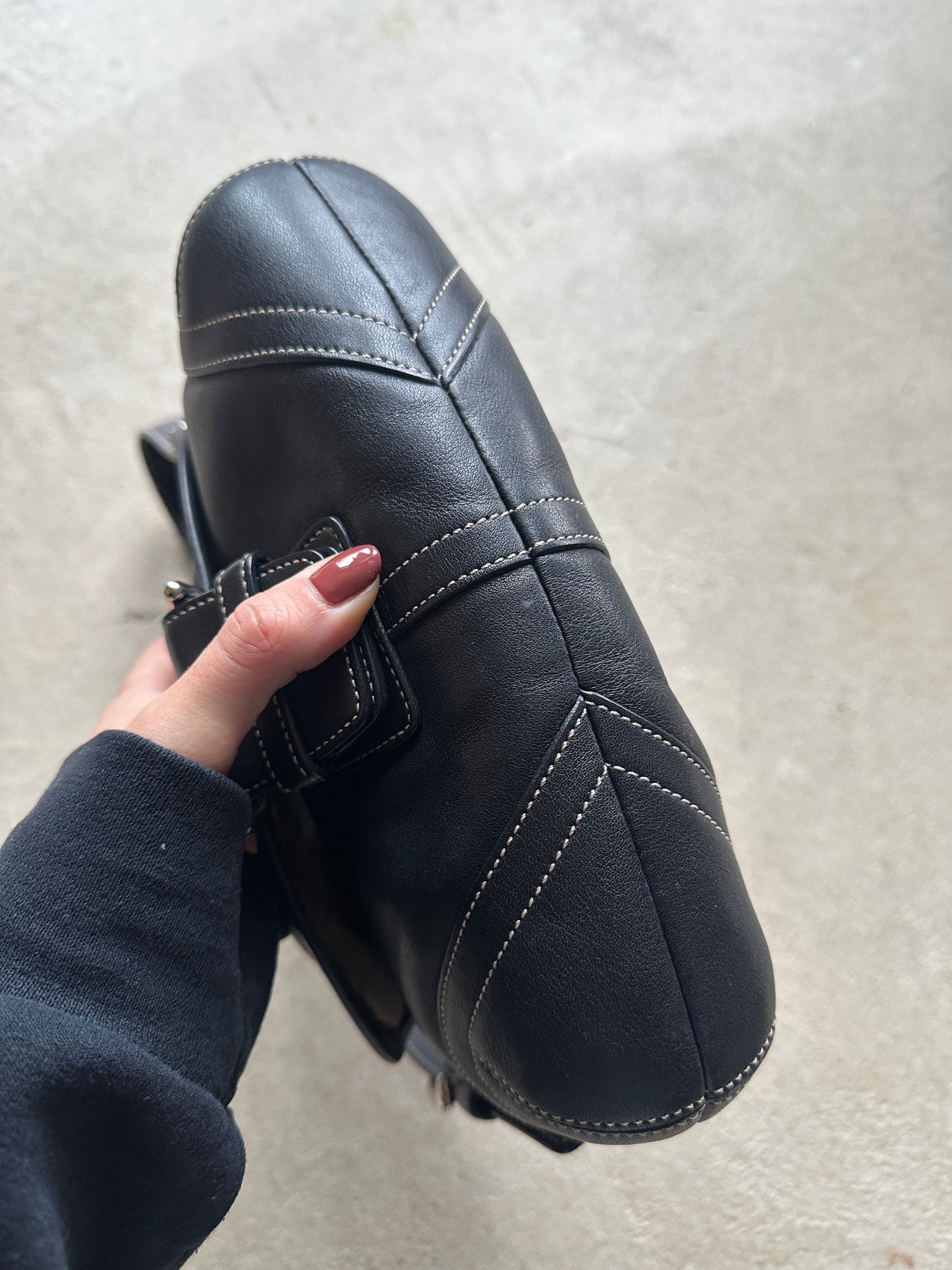 Vintage Coach Black Mini Soho Shoulder Bag