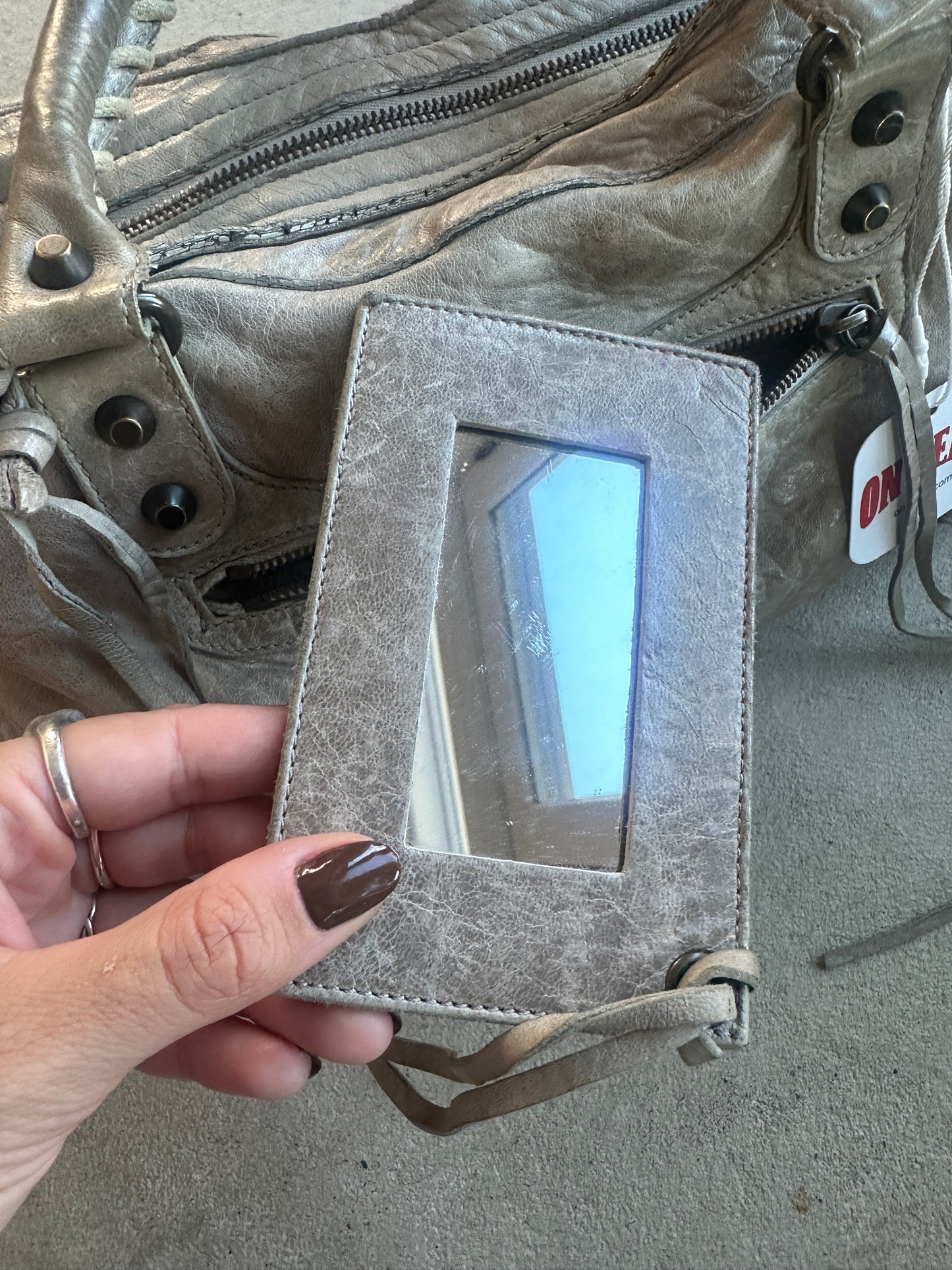 Vintage Grey Balenciaga City Bag