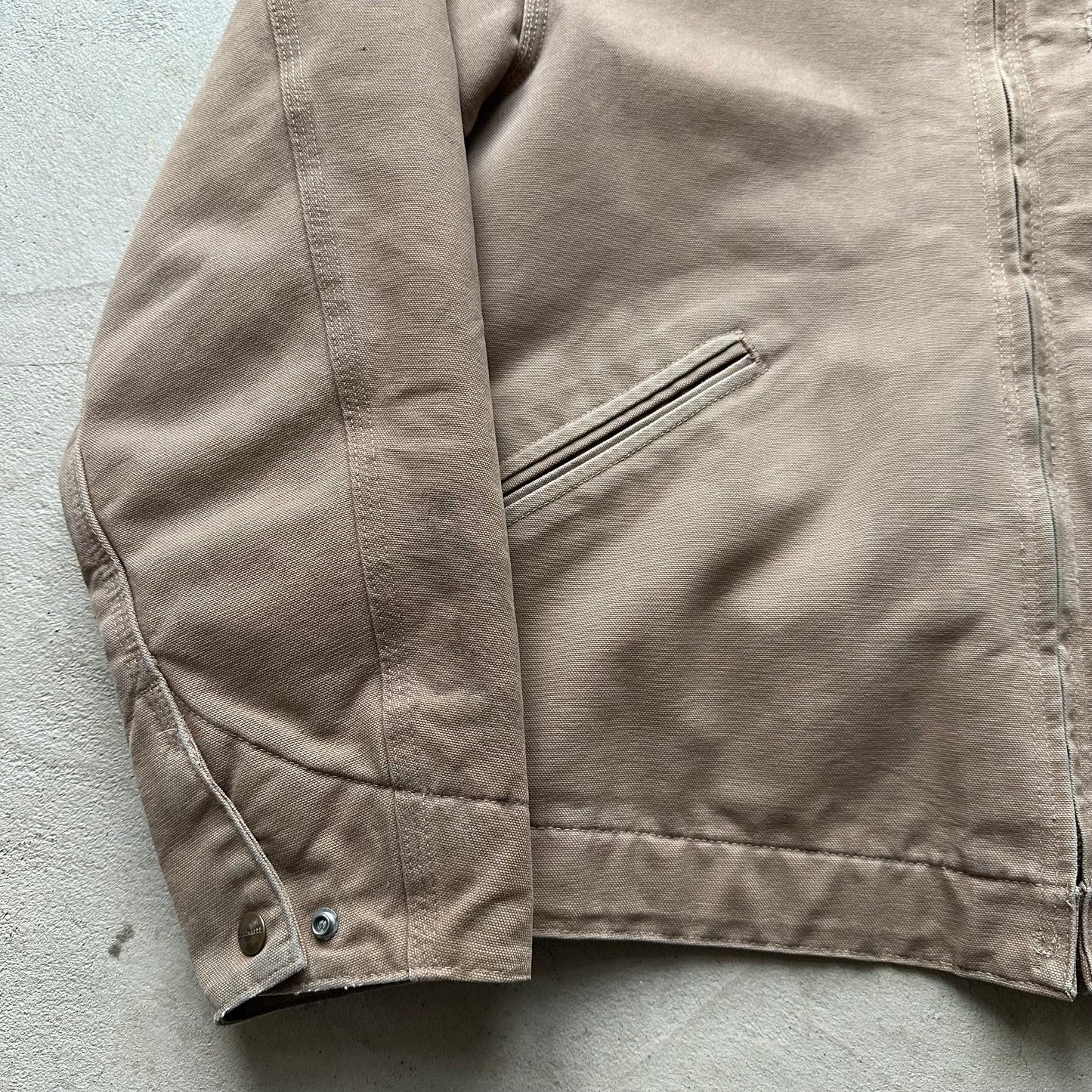 Vintage Carhartt Tan Detroit Jacket - M