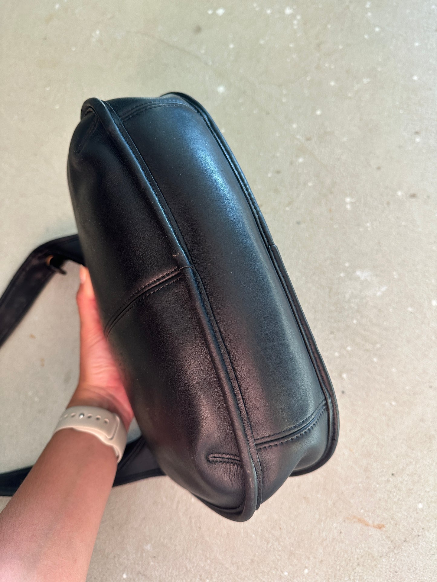 Vintage Coach Ergo Black Shoulder Bag 9033