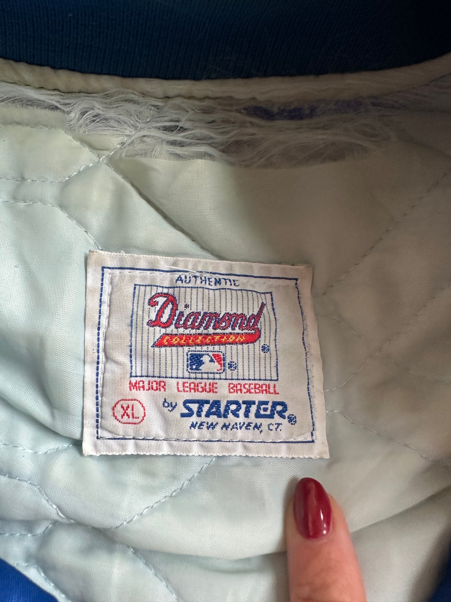 Vintage Mets Satin Warmup Jacket