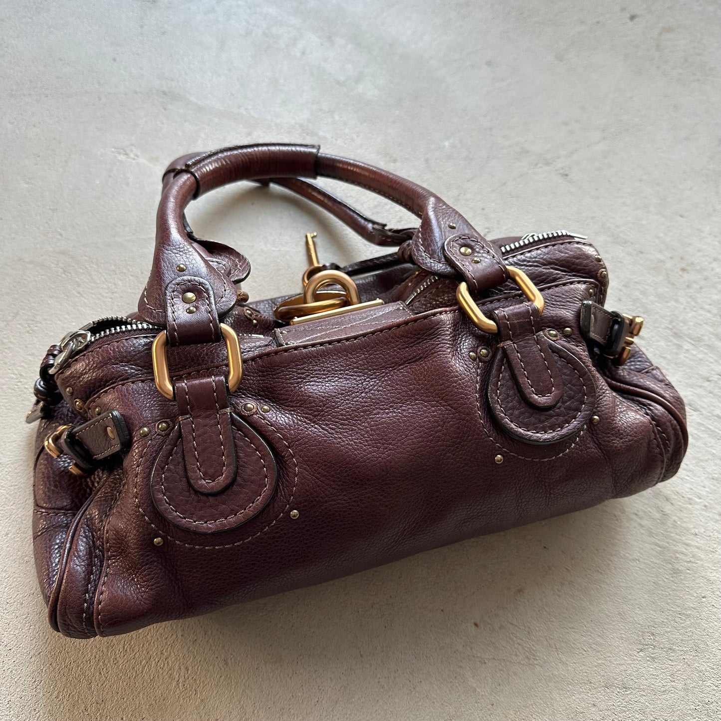 Vintage Brown Chloe Paddington Shoulder Bag
