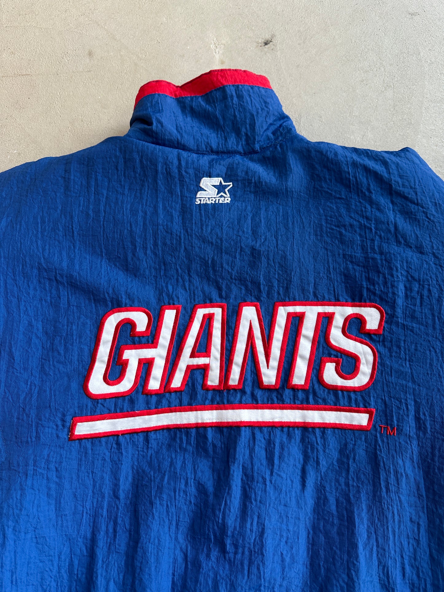 Vintage New York Giants Starter Puffer - XL