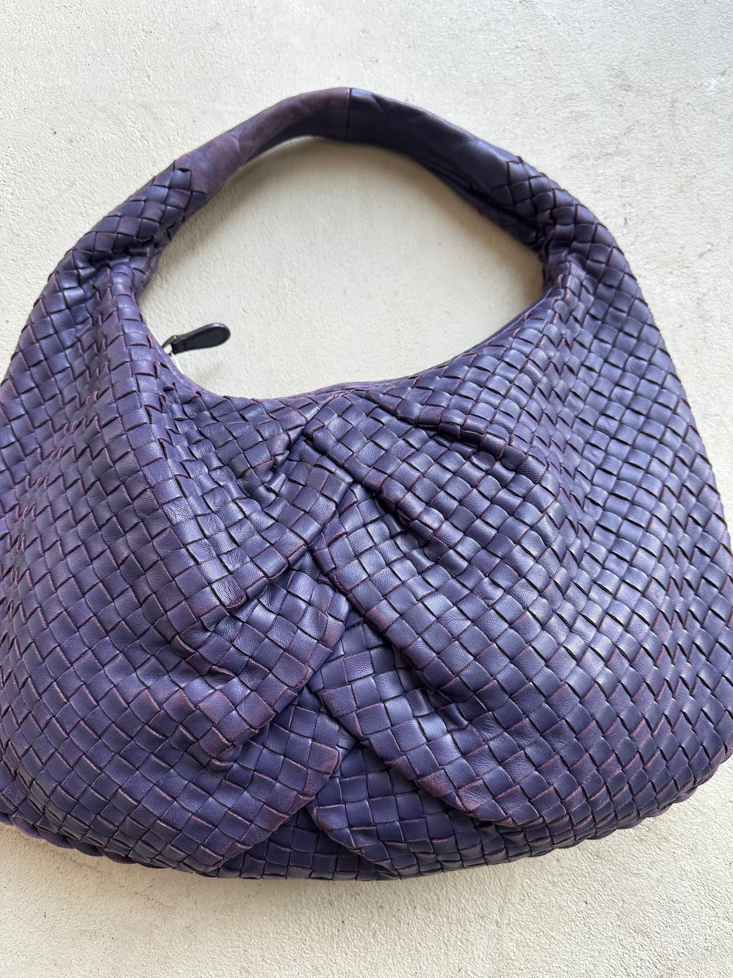 Vintage Bottega Veneta Intrecciato Hobo Bag