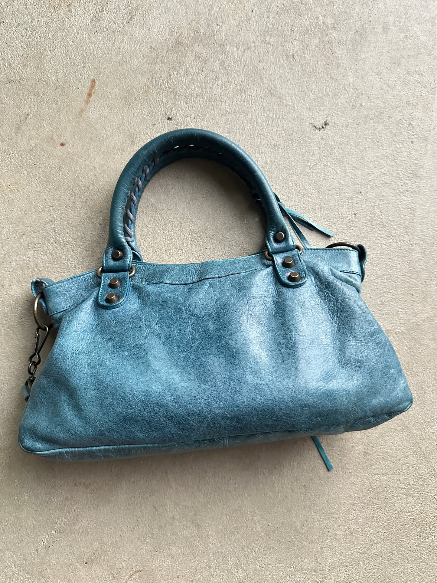 Vintage Balenciaga Blue First (Small City) Bag