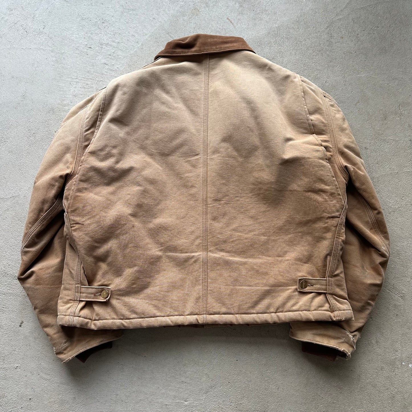 Vintage Carhartt Tan Detroit Style Jacket - L