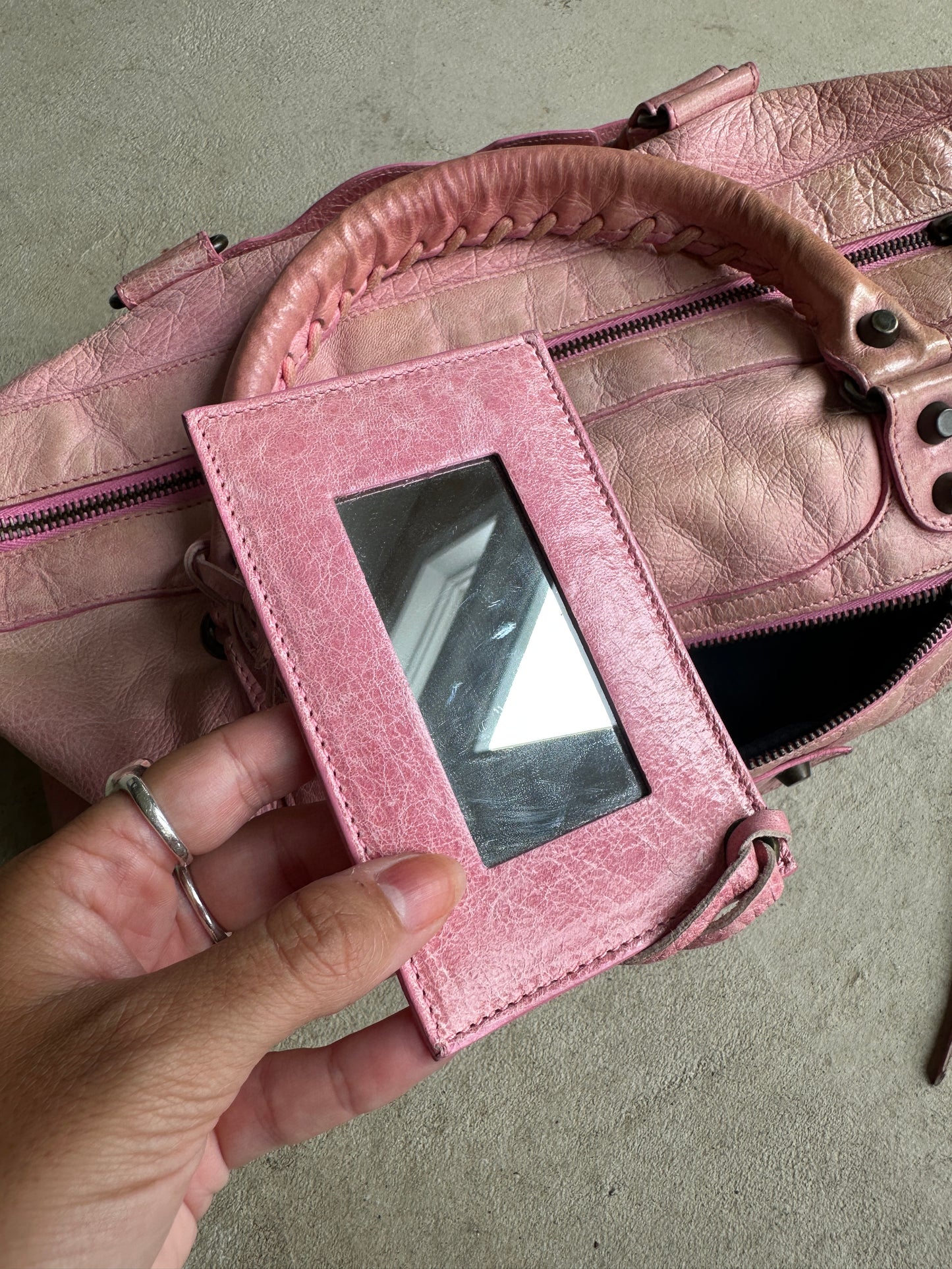 Vintage Balenciaga Pink Twiggy Bag
