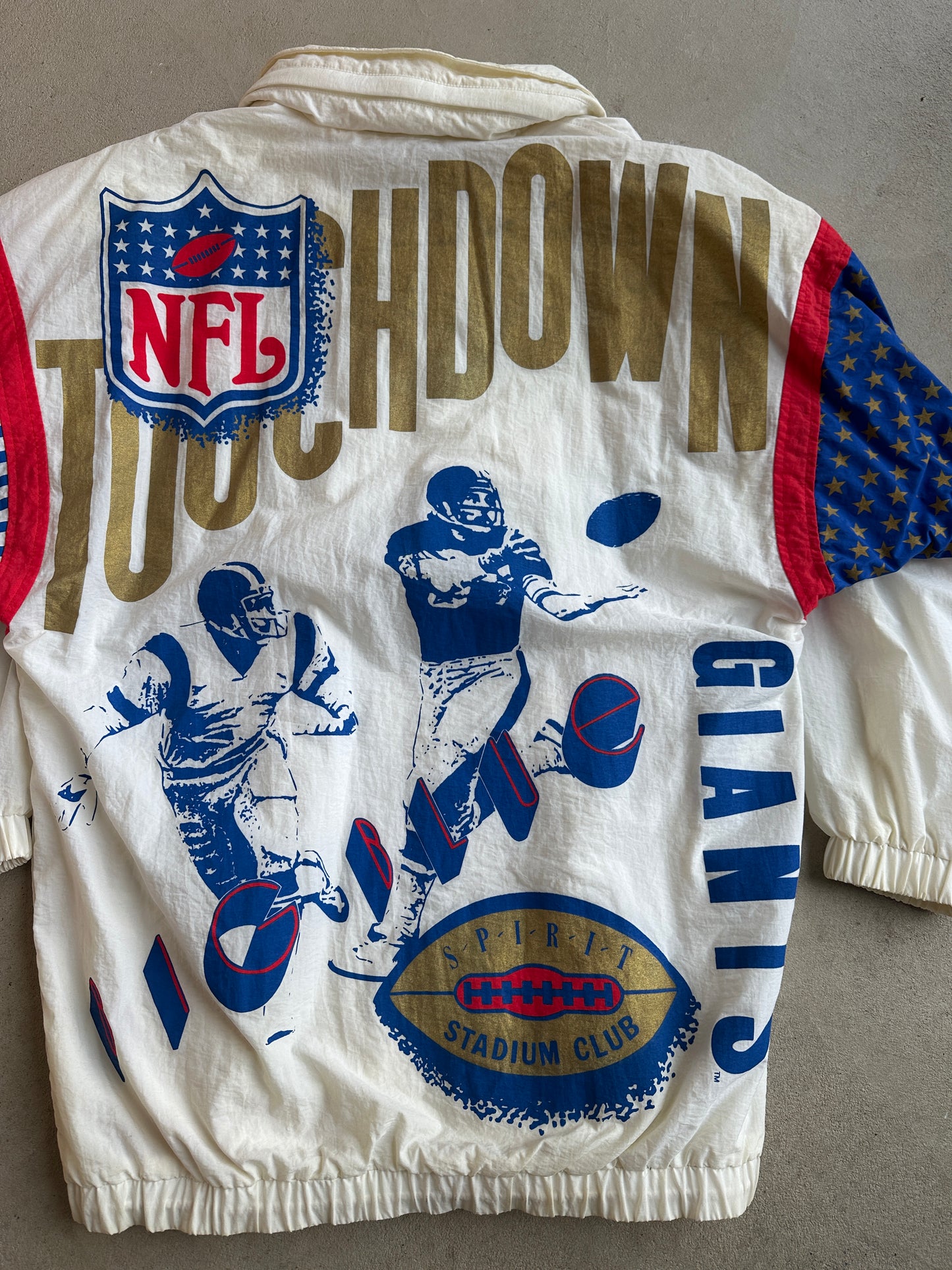 Vintage New York Giants Wind Breaker - M