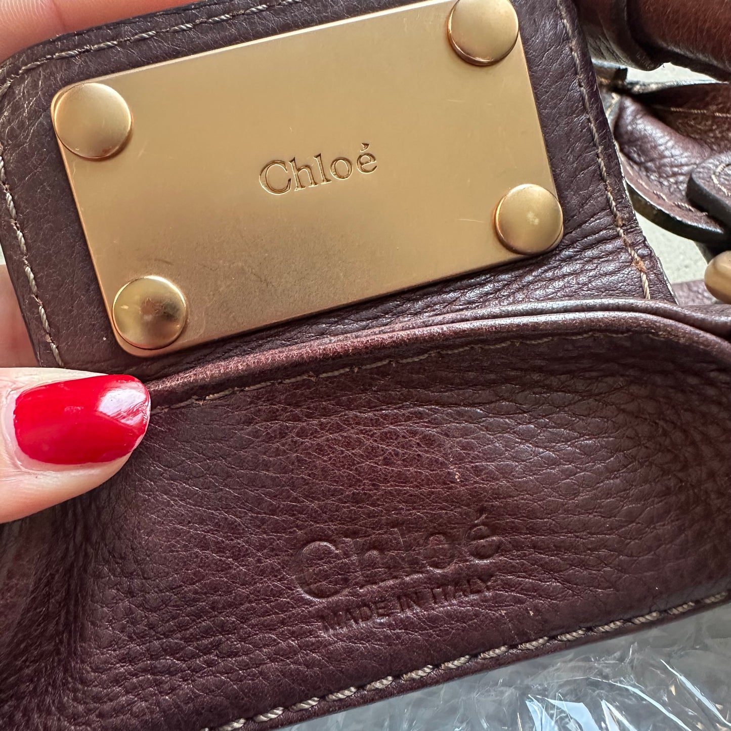 Vintage Brown Chloe Paddington Shoulder Bag