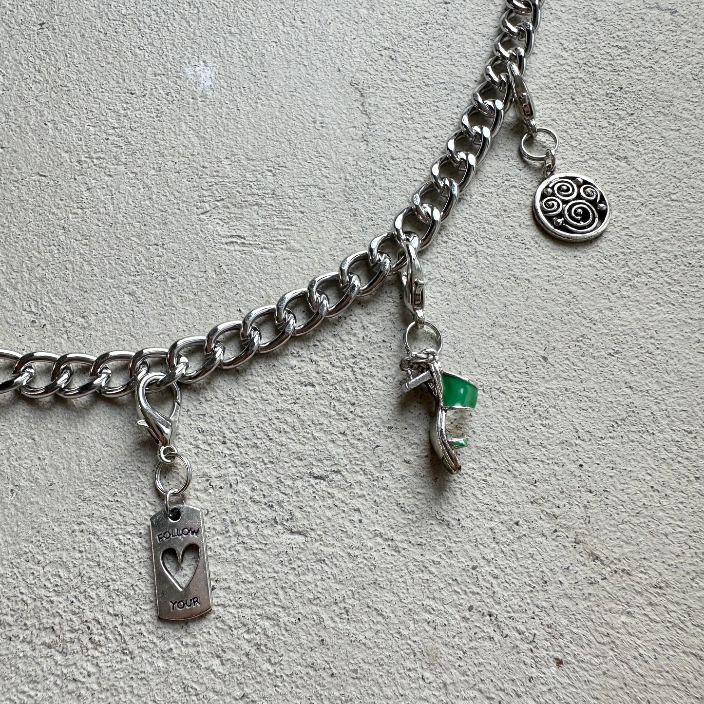 5 Charm Long Chain #1