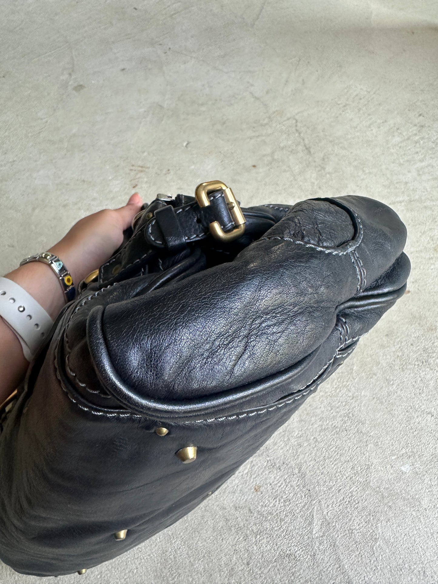Vintage Black Chloé Paddington Shoulder Bag