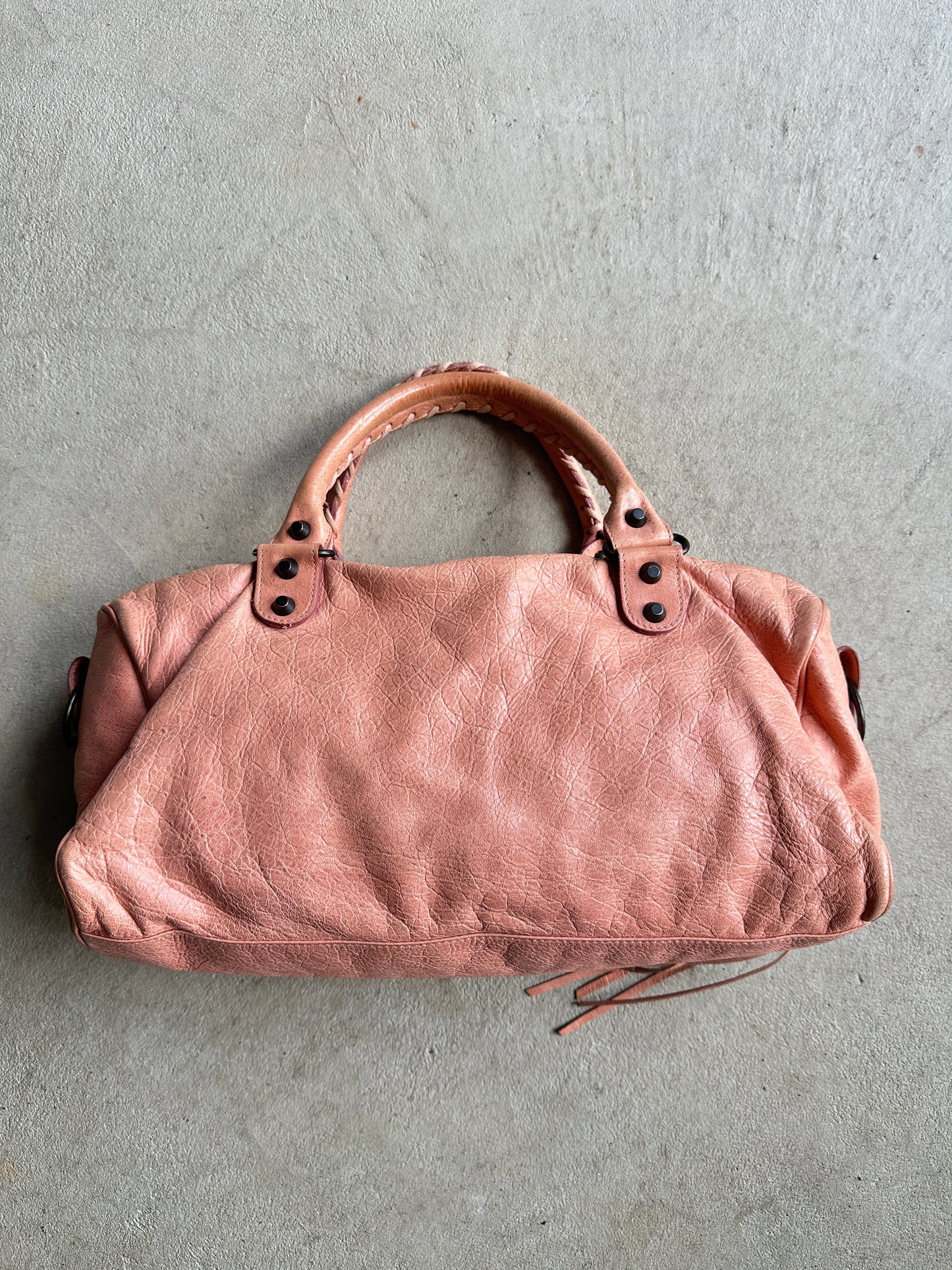 Vintage Balenciaga Peach Twiggy Bag