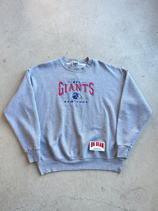 Vintage 90's Lee New York Giants Crewneck Sweatshirt - XL