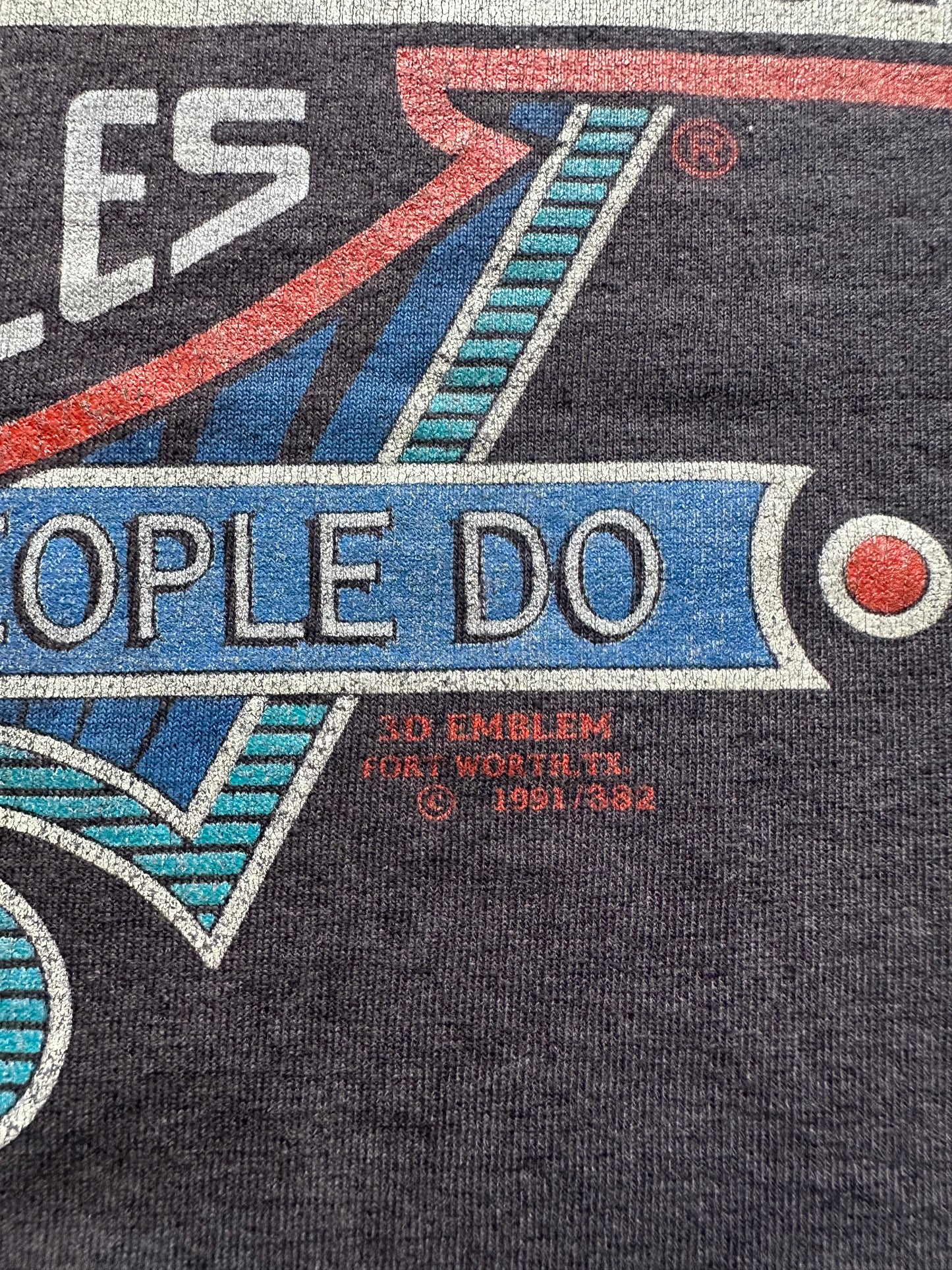 Vintage 80’s Harley Davidson 3D Emblem Tee - L