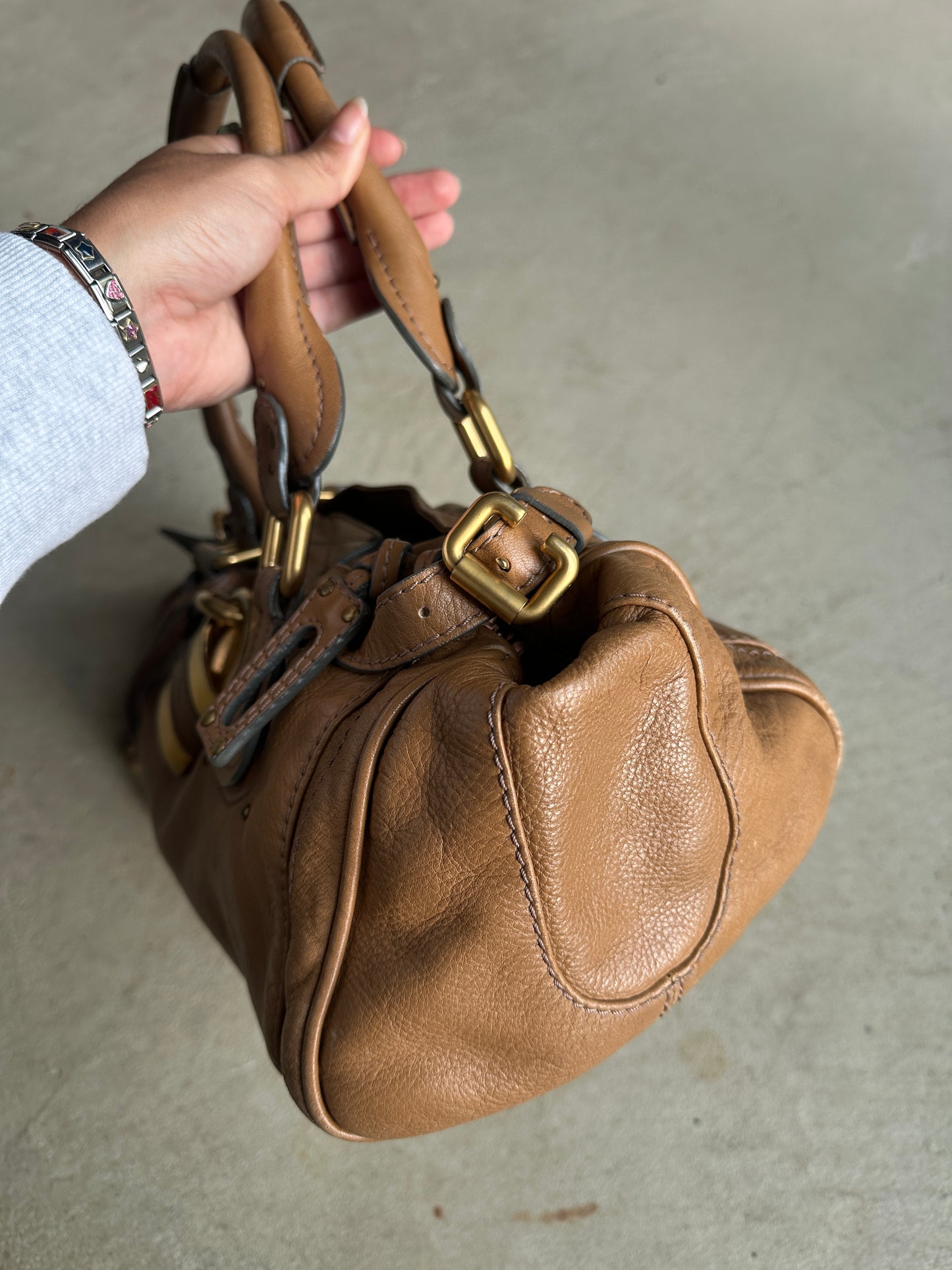 Vintage Tan Chloé Paddington Shoulder Bag