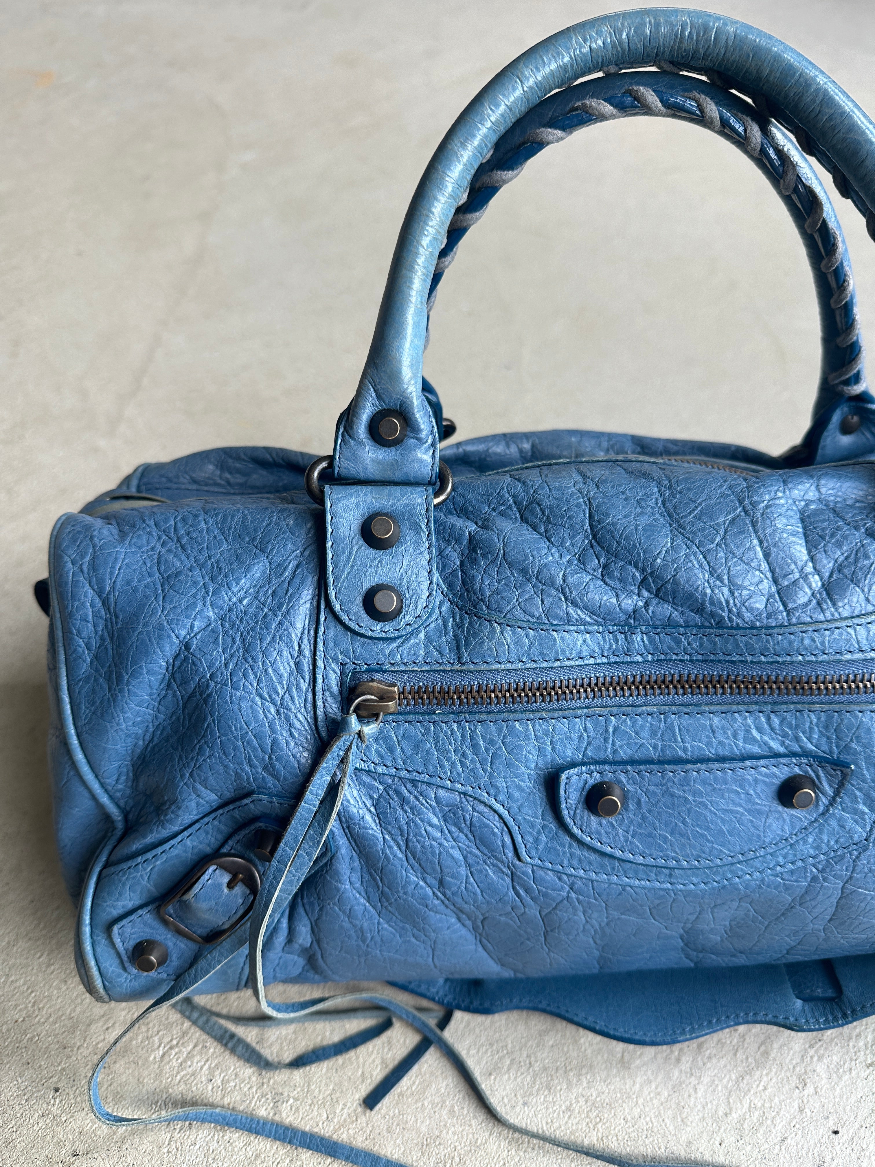 【archive】 BALENCIAGA Blue Shoes-bag Balenciaga adidas limited edition blue collaboration storage