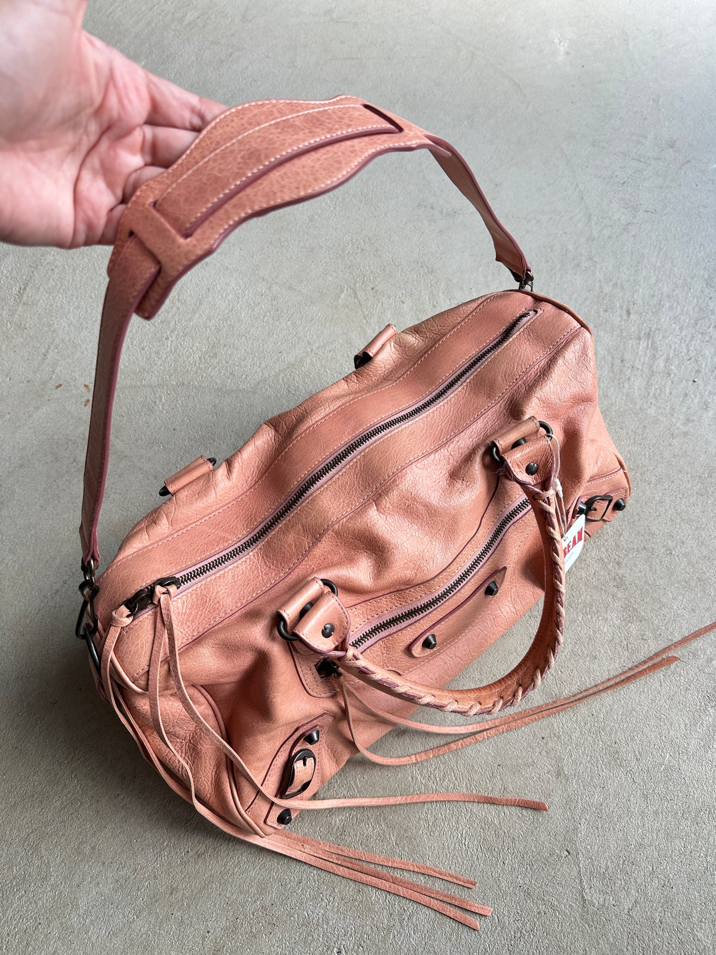 Vintage Balenciaga Peach Twiggy Bag