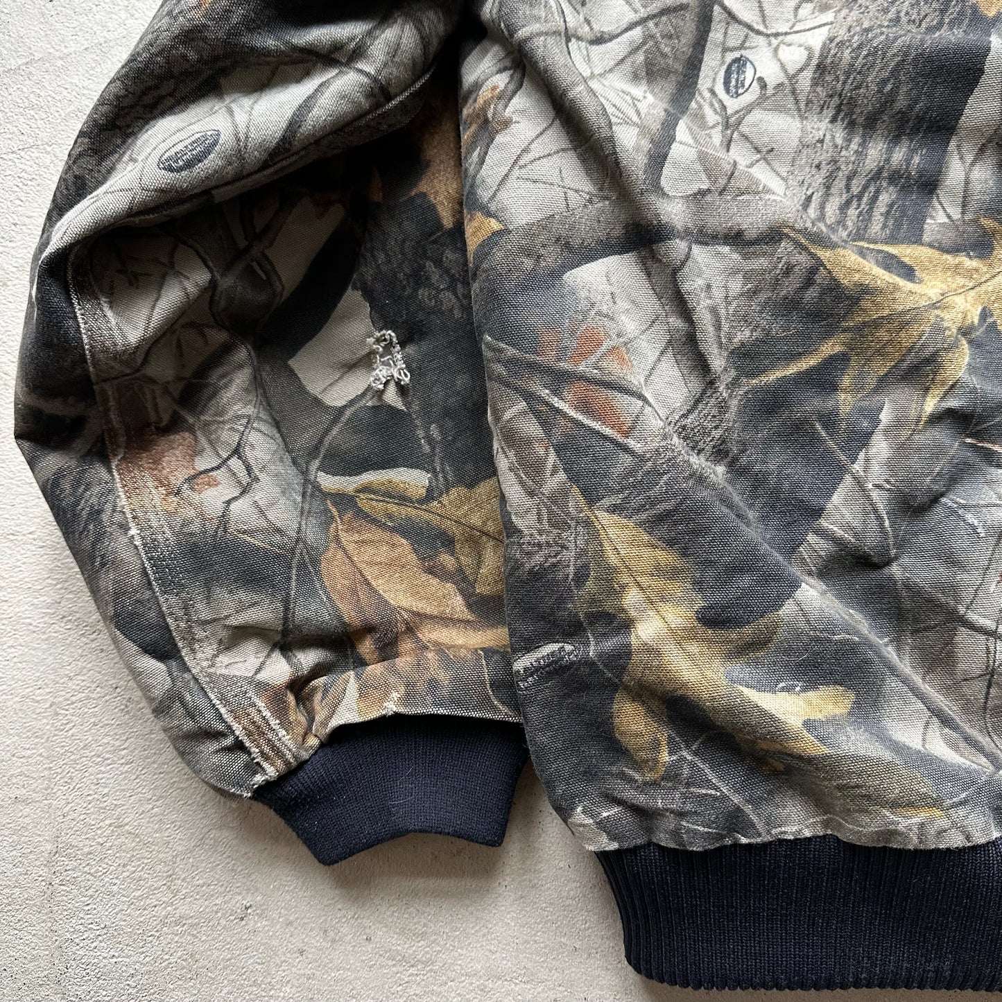 Vintage Carhartt Camo Hooded Jacket - XL