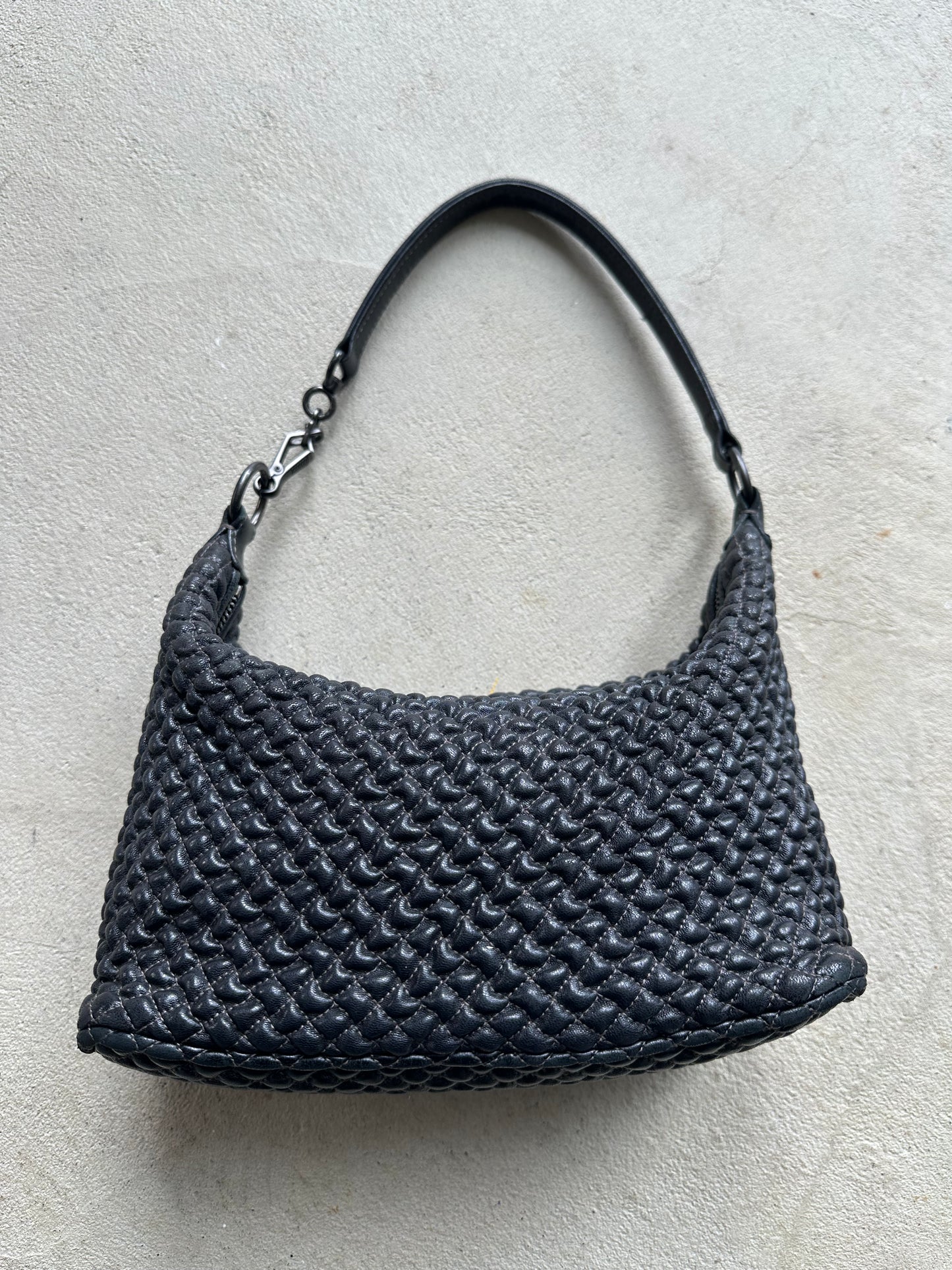 Vintage Bottega Veneta Black Mini Shoulder Bag