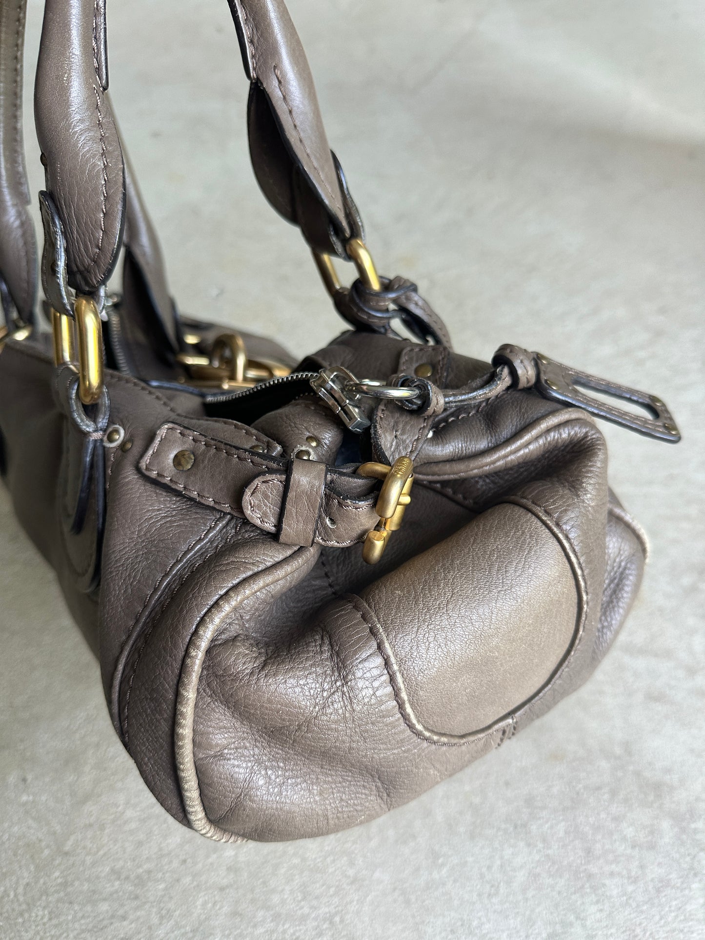 Vintage Brown Chloé Paddington Shoulder Bag