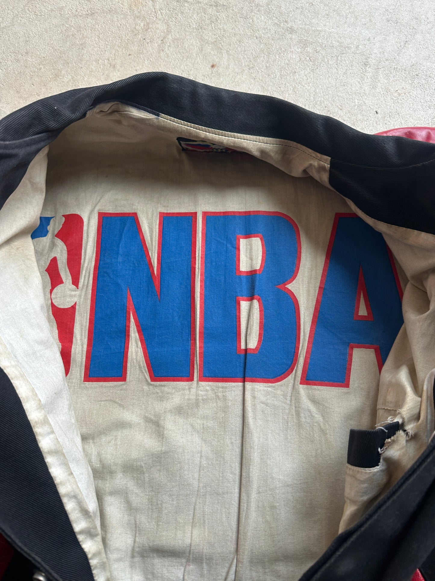 Vintage Jeff Hamilton Chicago Bulls Jacket