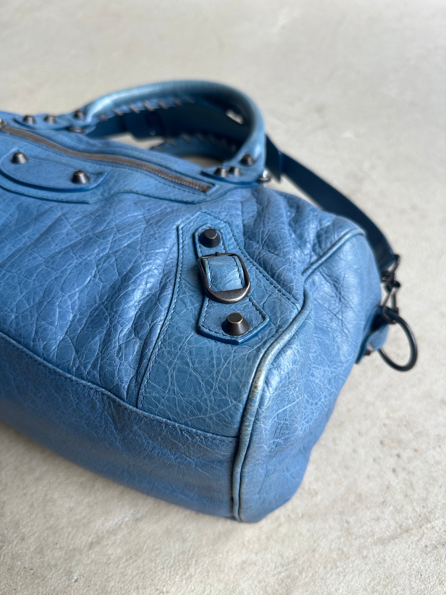 Vintage Balenciaga Blue Twiggy Bag
