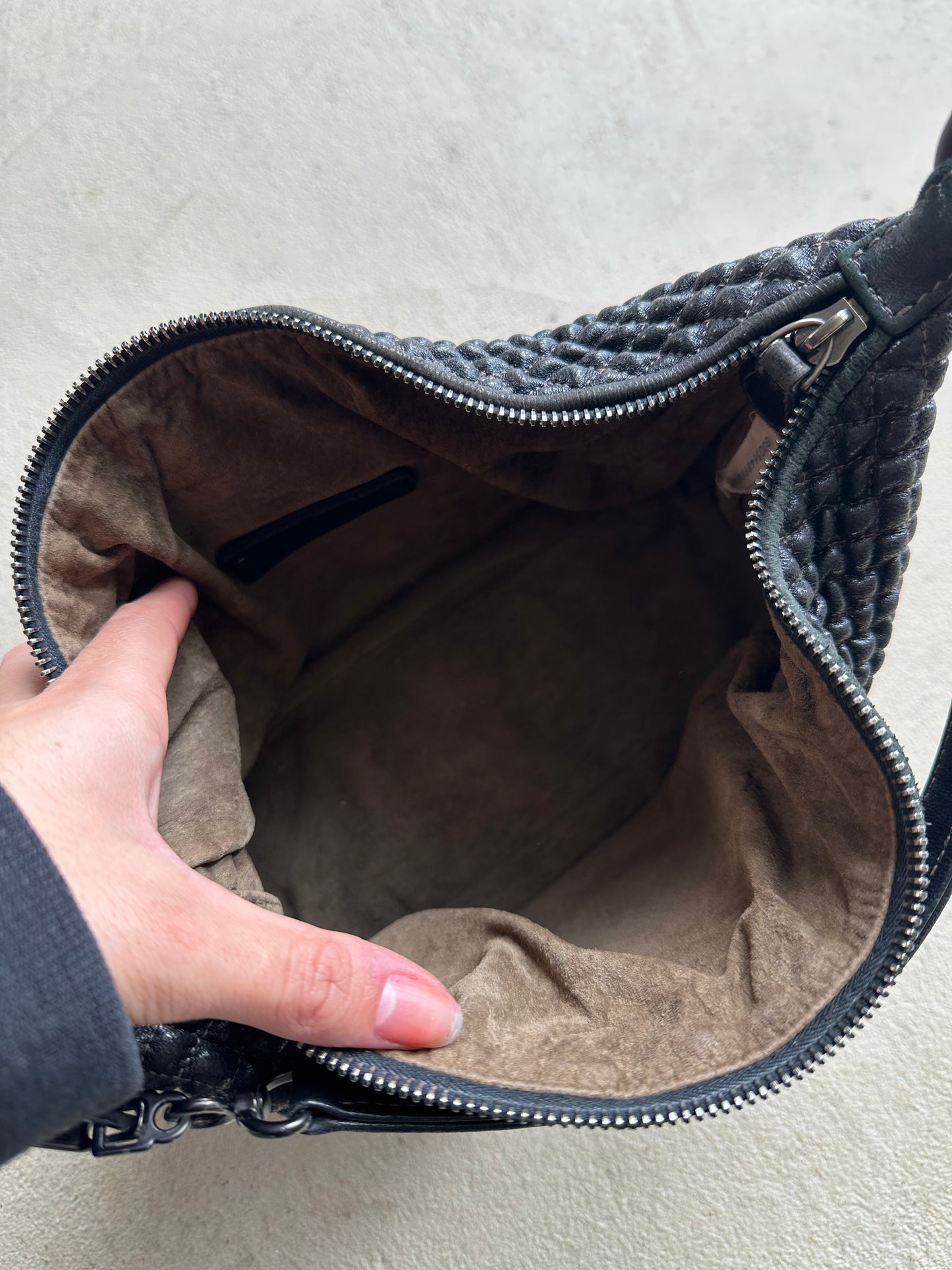 Vintage Bottega Veneta Black Mini Shoulder Bag