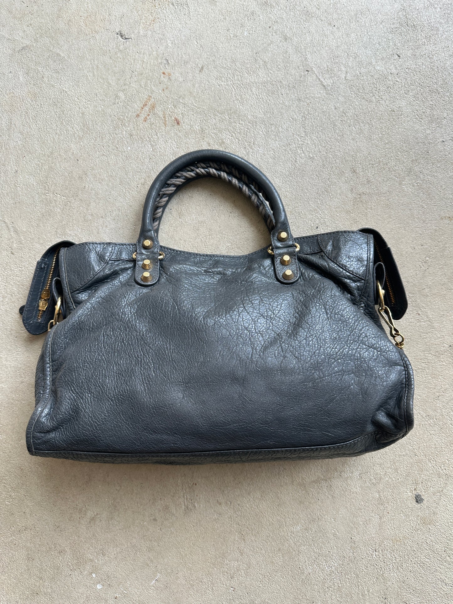 Vintage Grey Balenciaga City Bag