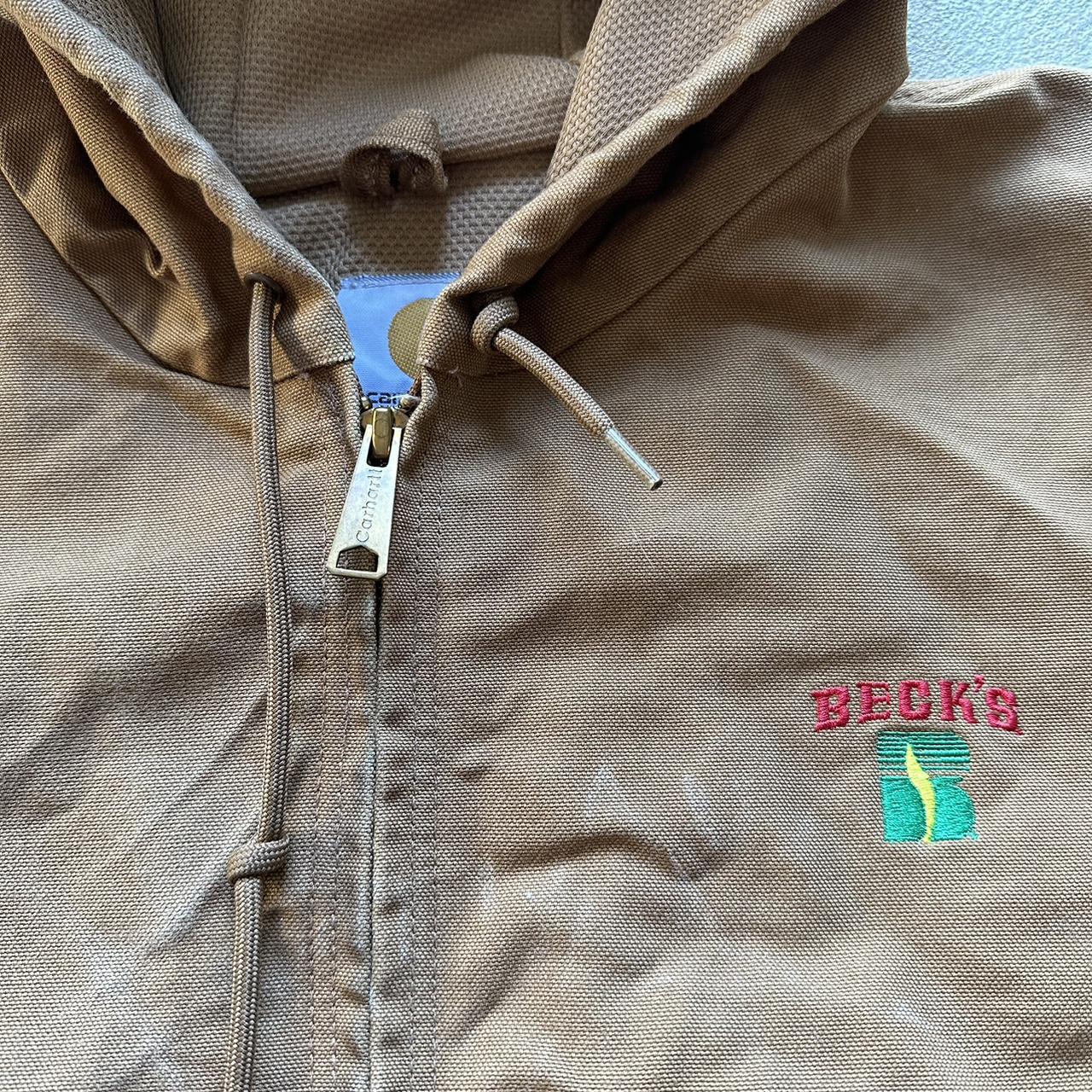 Vintage Carhartt Tan Hooded Jacket - XL