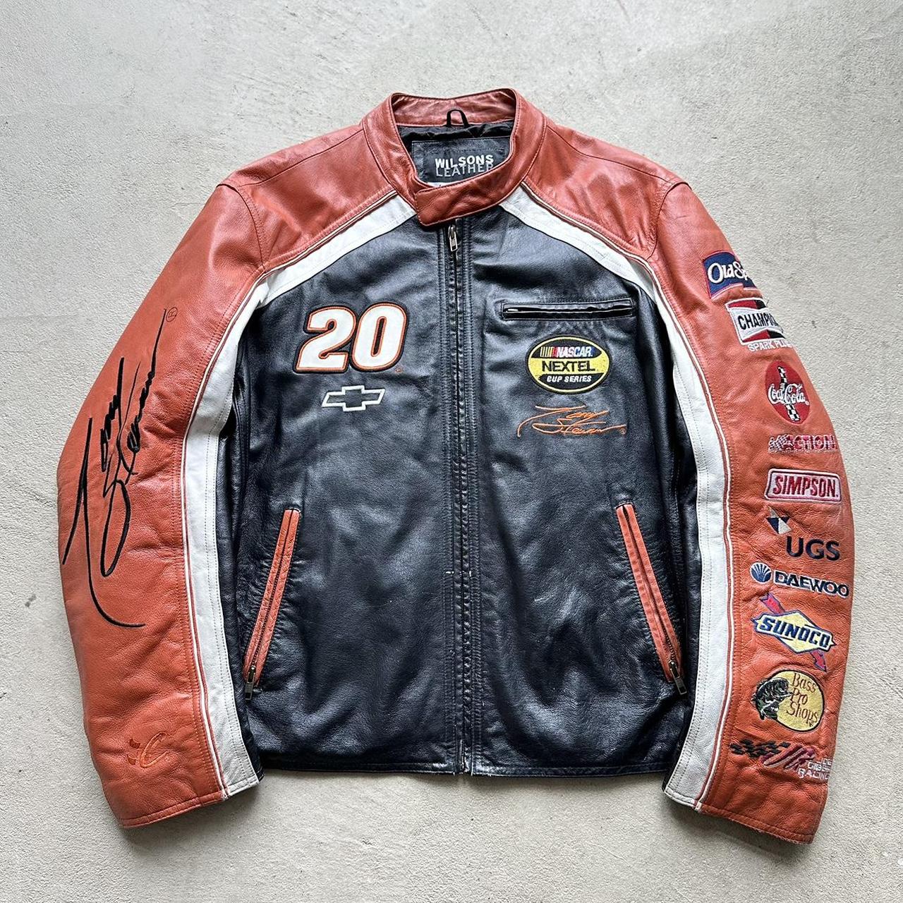 Vintage Y2K Wilson’s Leather NASCAR Home Depot Jacket - XL