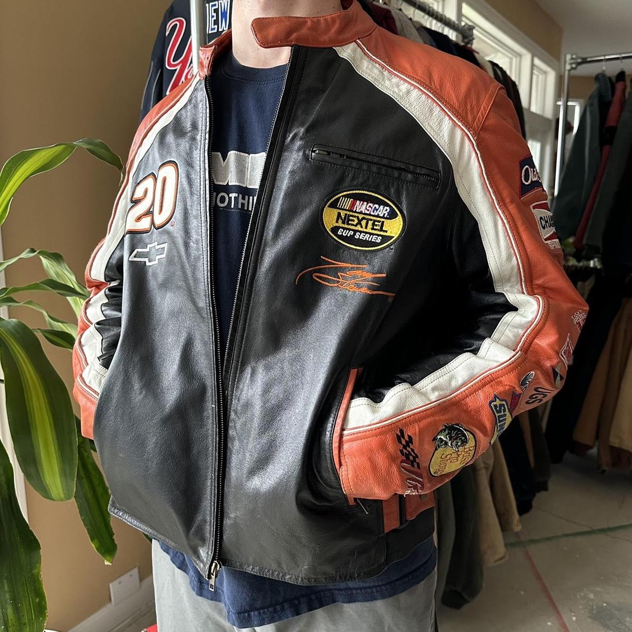 Vintage Y2K Wilson’s Leather NASCAR Home Depot Jacket - XL